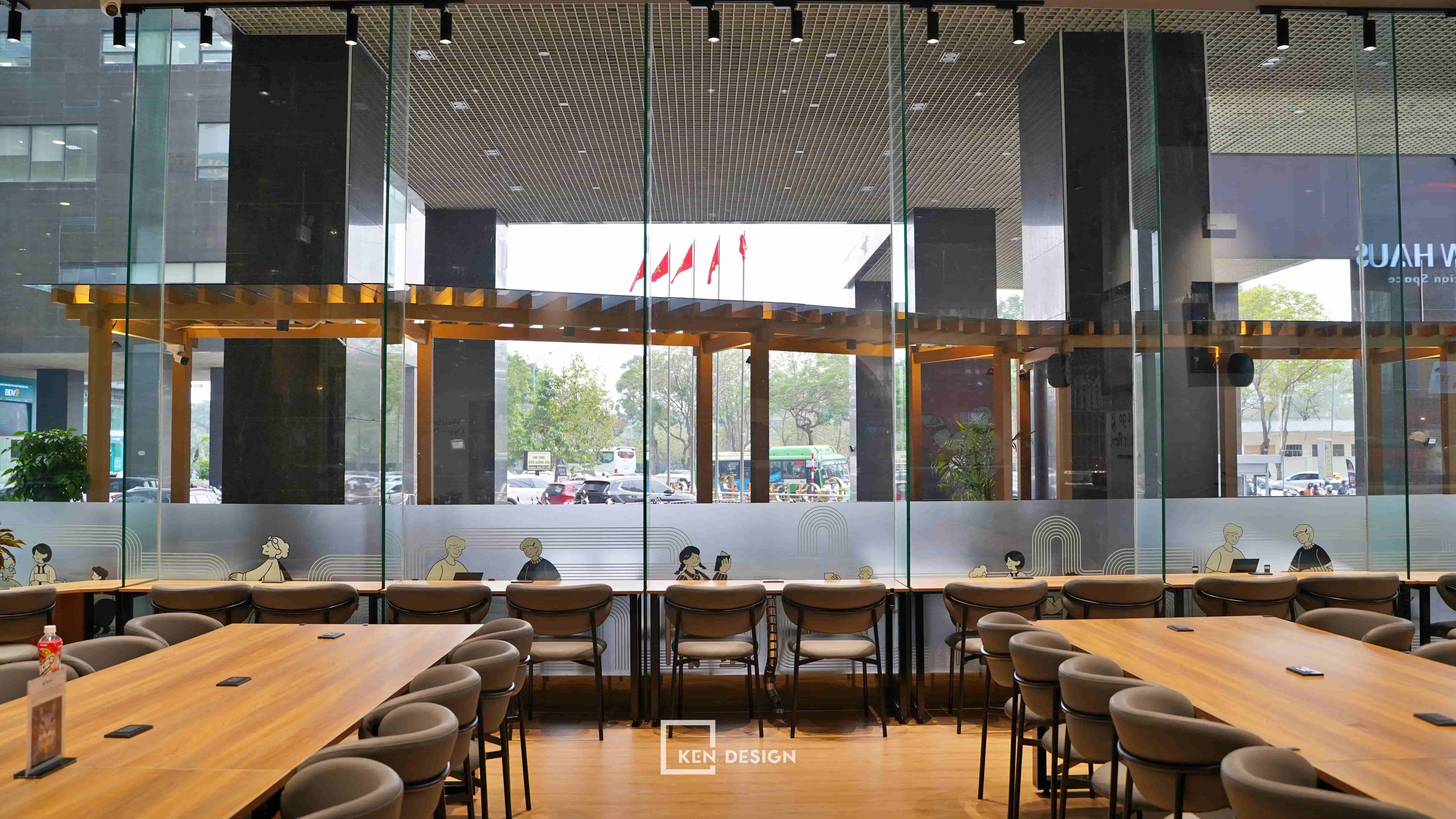 Construction of the Flow Haus Cafe Coworking in Hanoi, Vietnam