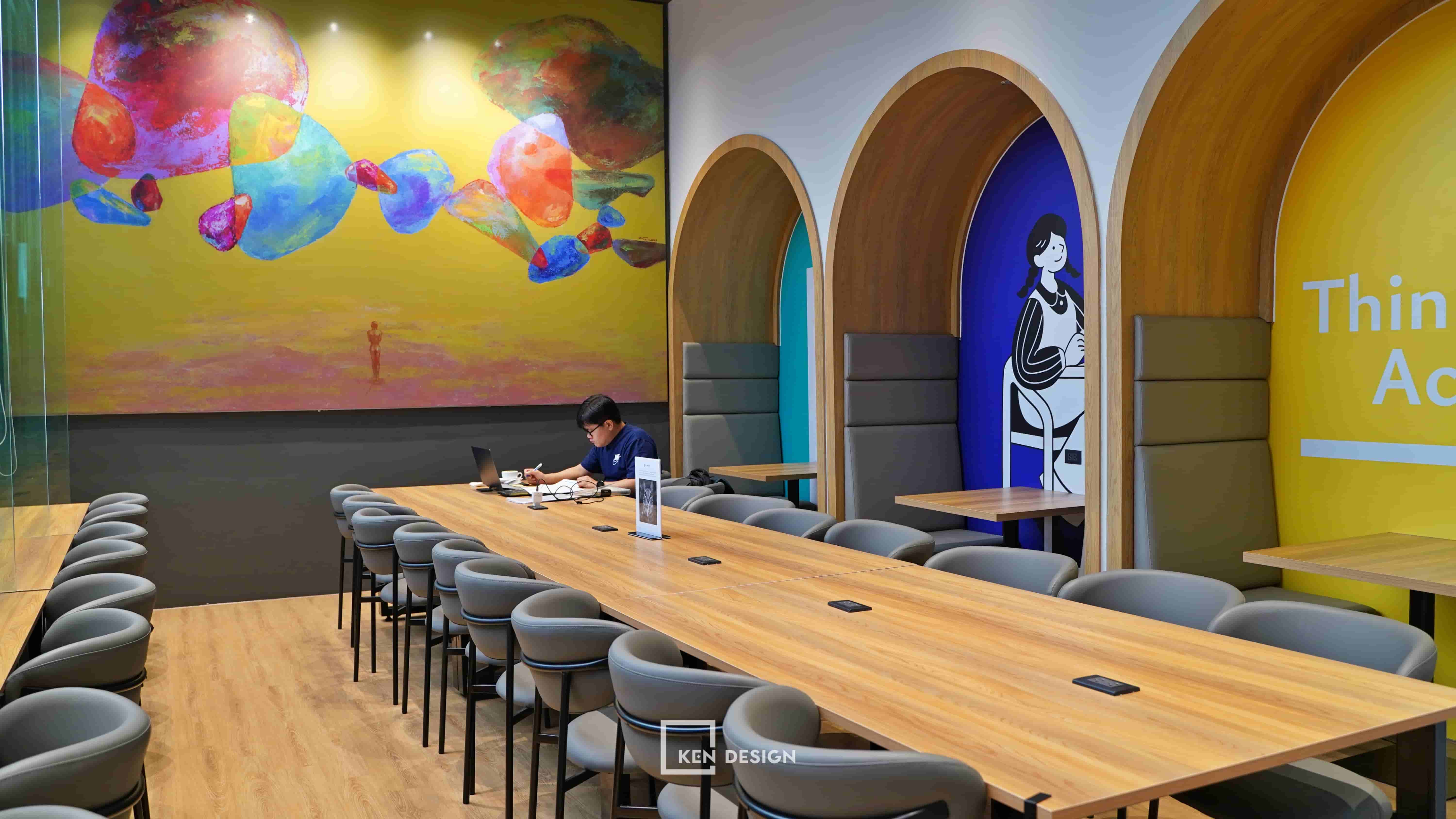 Construction of the Flow Haus Cafe Coworking in Hanoi, Vietnam