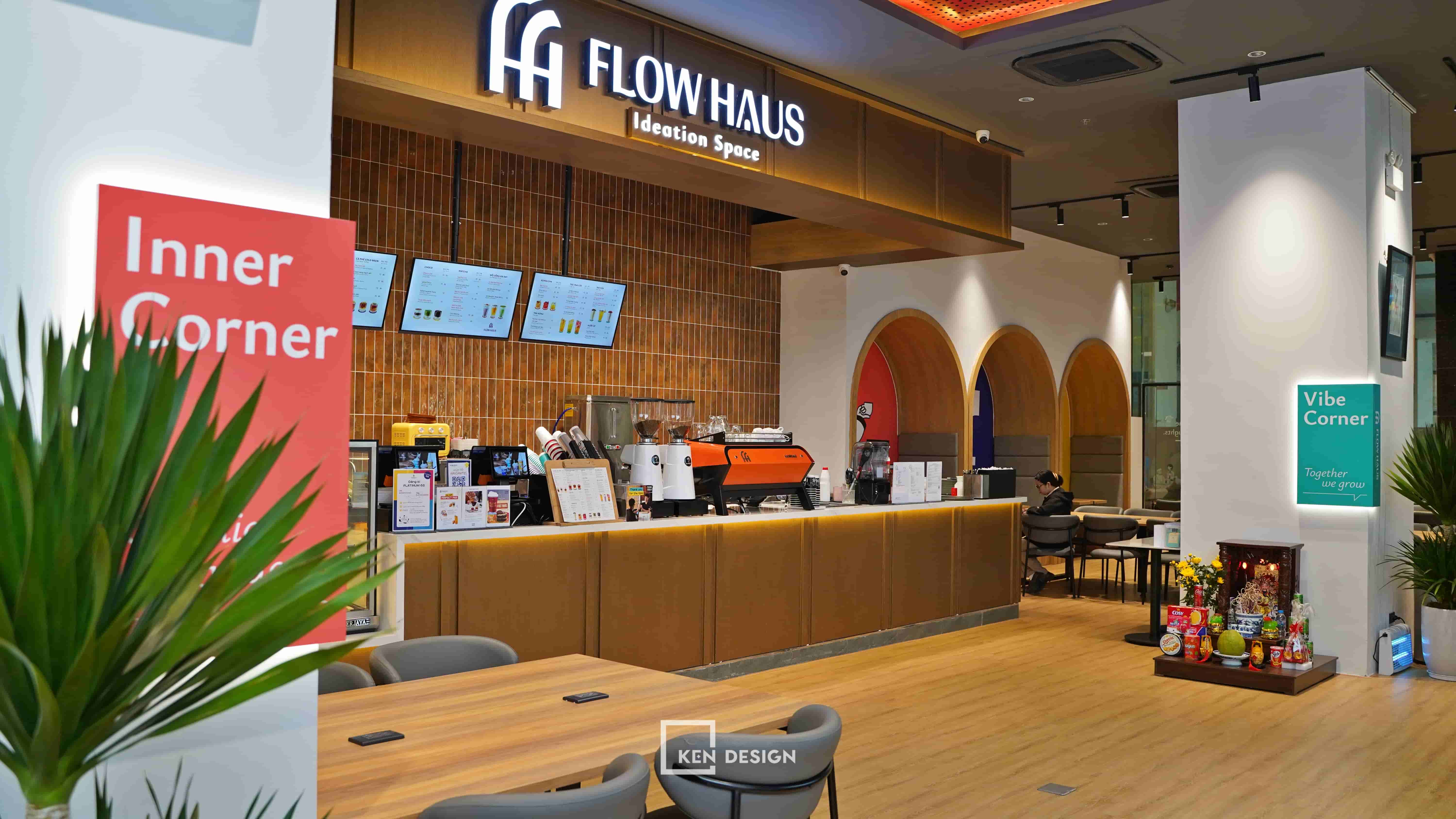 Construction of the Flow Haus Cafe Coworking in Hanoi, Vietnam