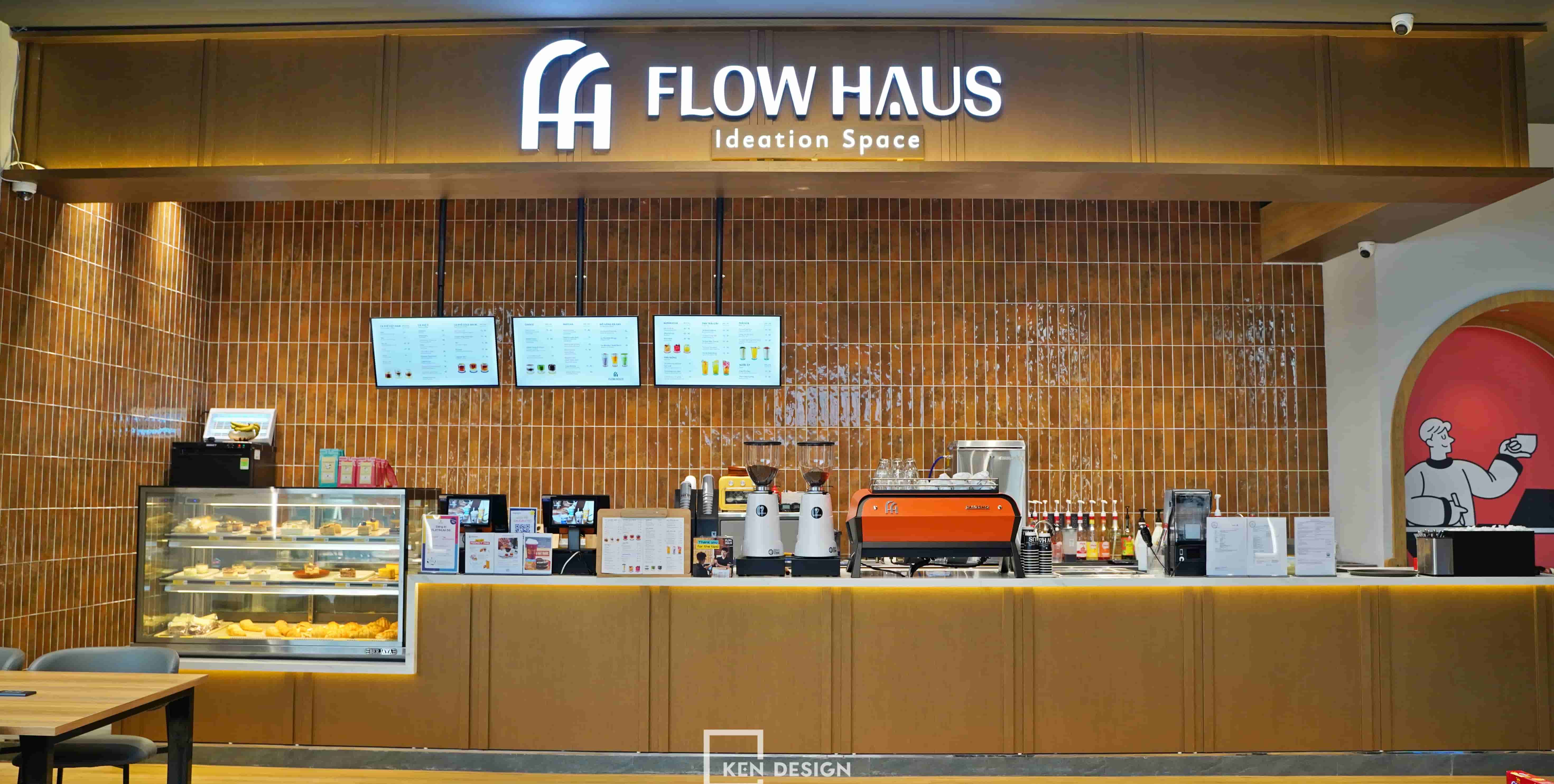 Construction of the Flow Haus Cafe Coworking in Hanoi, Vietnam
