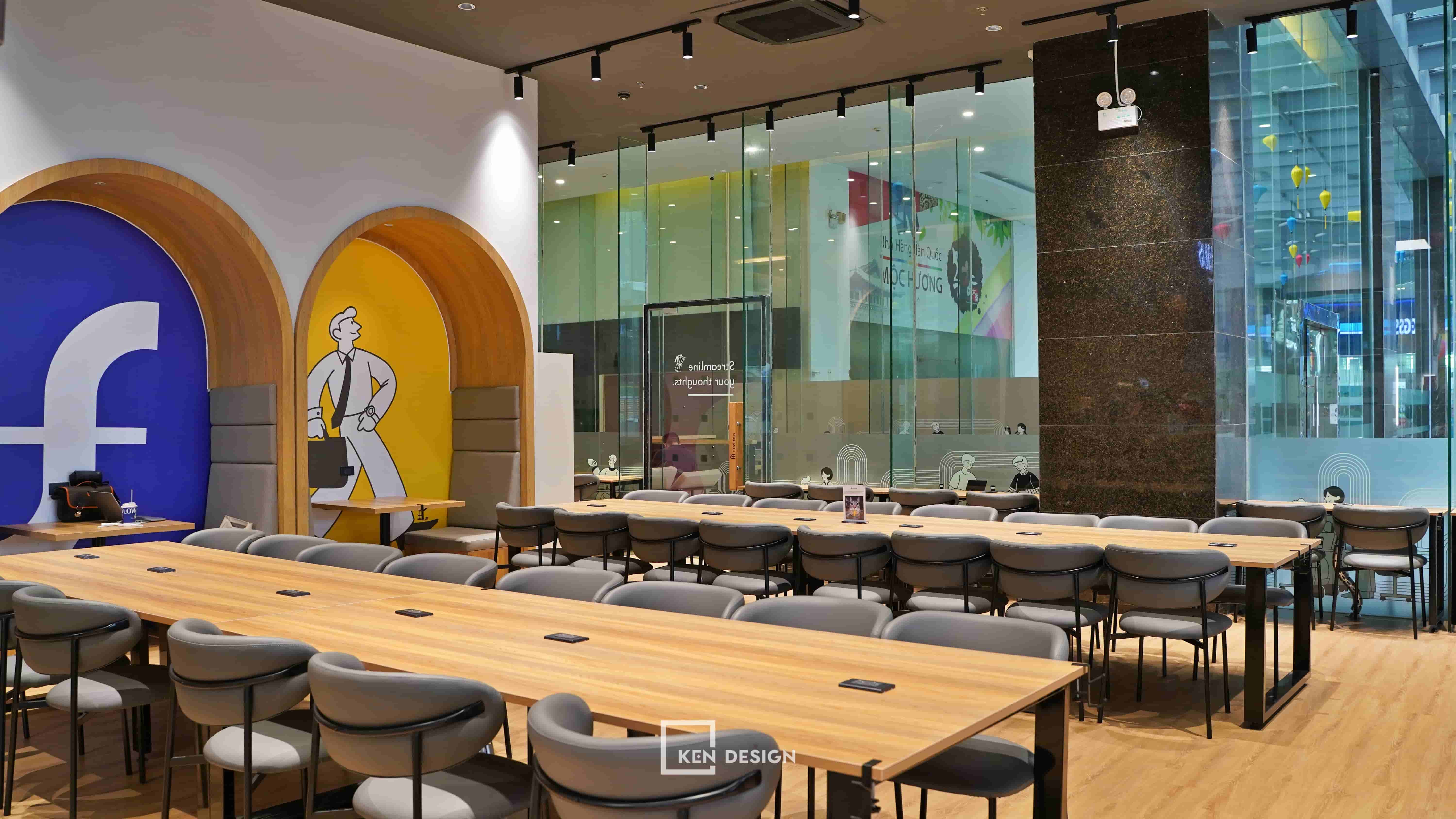 Construction of the Flow Haus Cafe Coworking in Hanoi, Vietnam