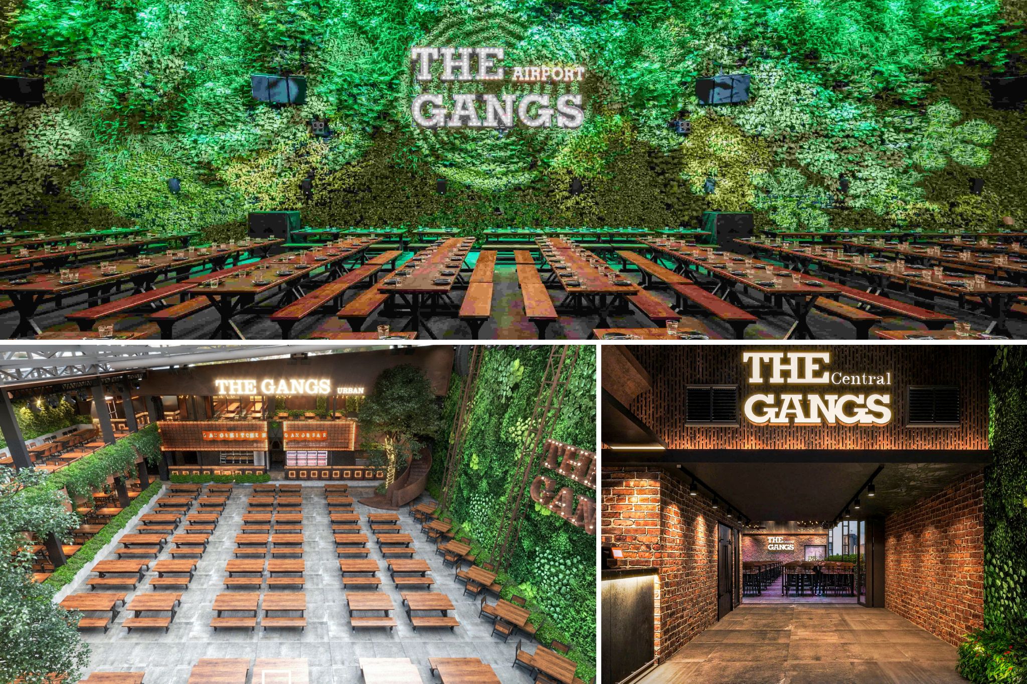 Construction of The Gangs Airport Restaurant in Go Vap