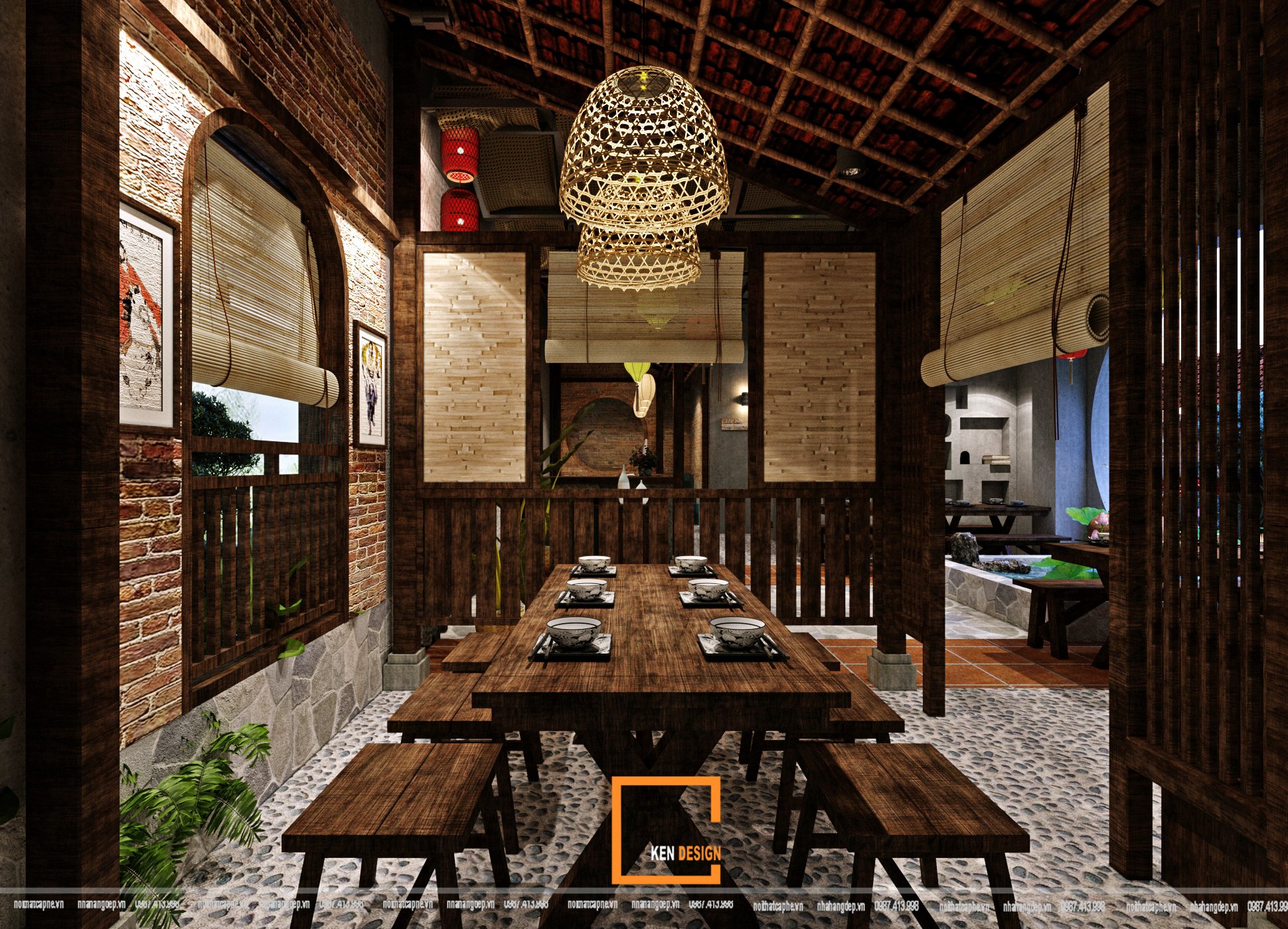 The Hoa Son Quan Restaurant Design Project