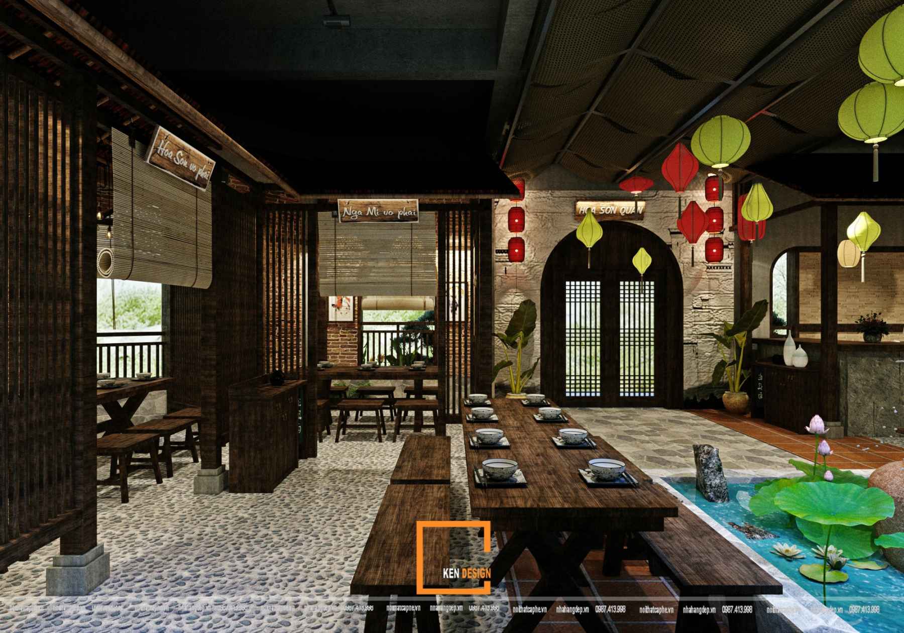 Design The Hoa Son Quan Restaurant Project