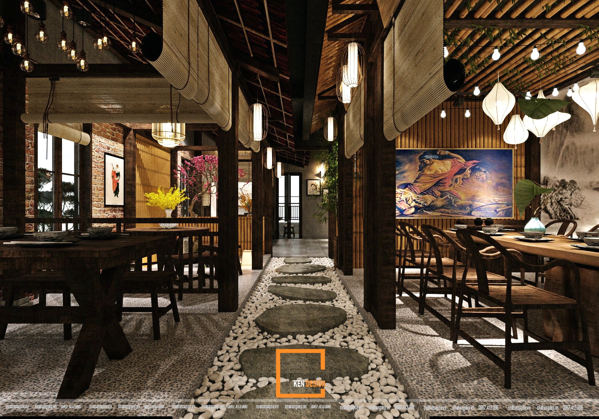 Design The Hoa Son Quan Restaurant Project