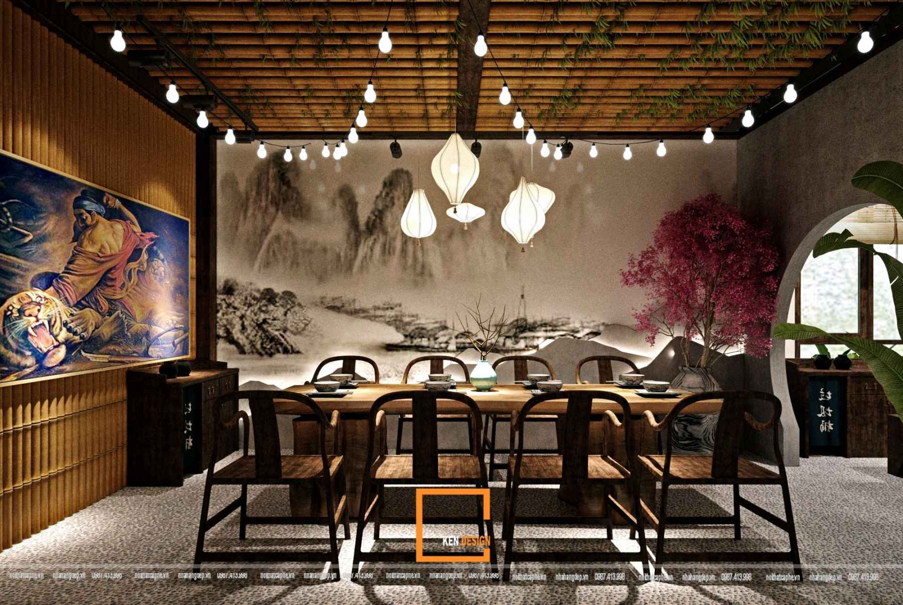 The Hoa Son Quan Restaurant Design Project