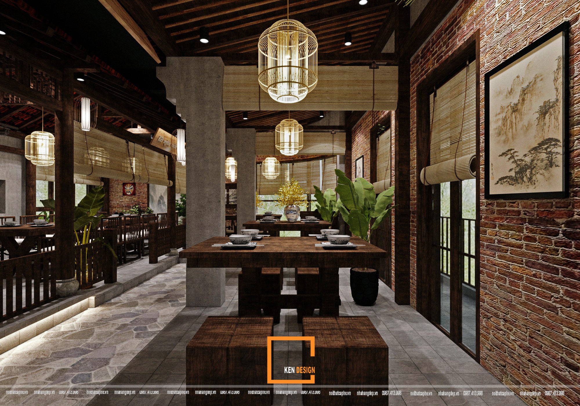 The Hoa Son Quan Restaurant Design Project - Bac Ninh