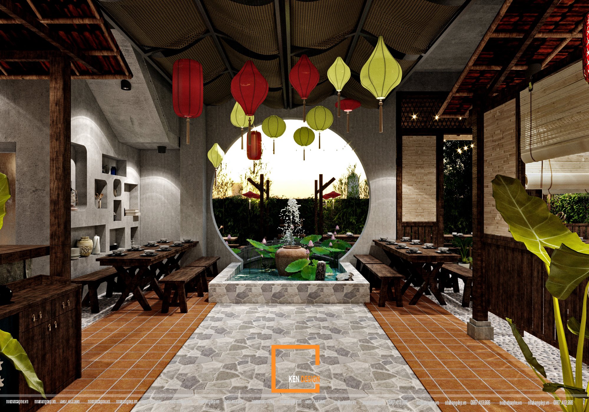 The Hoa Son Quan Restaurant Design Project