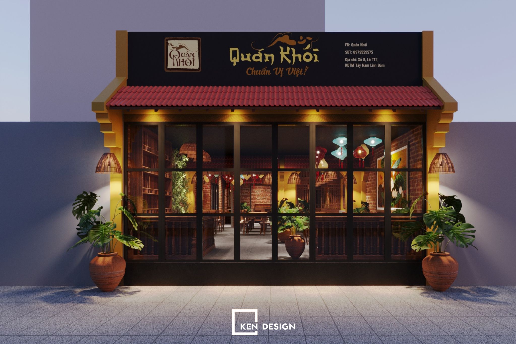 Khói Restaurant Design