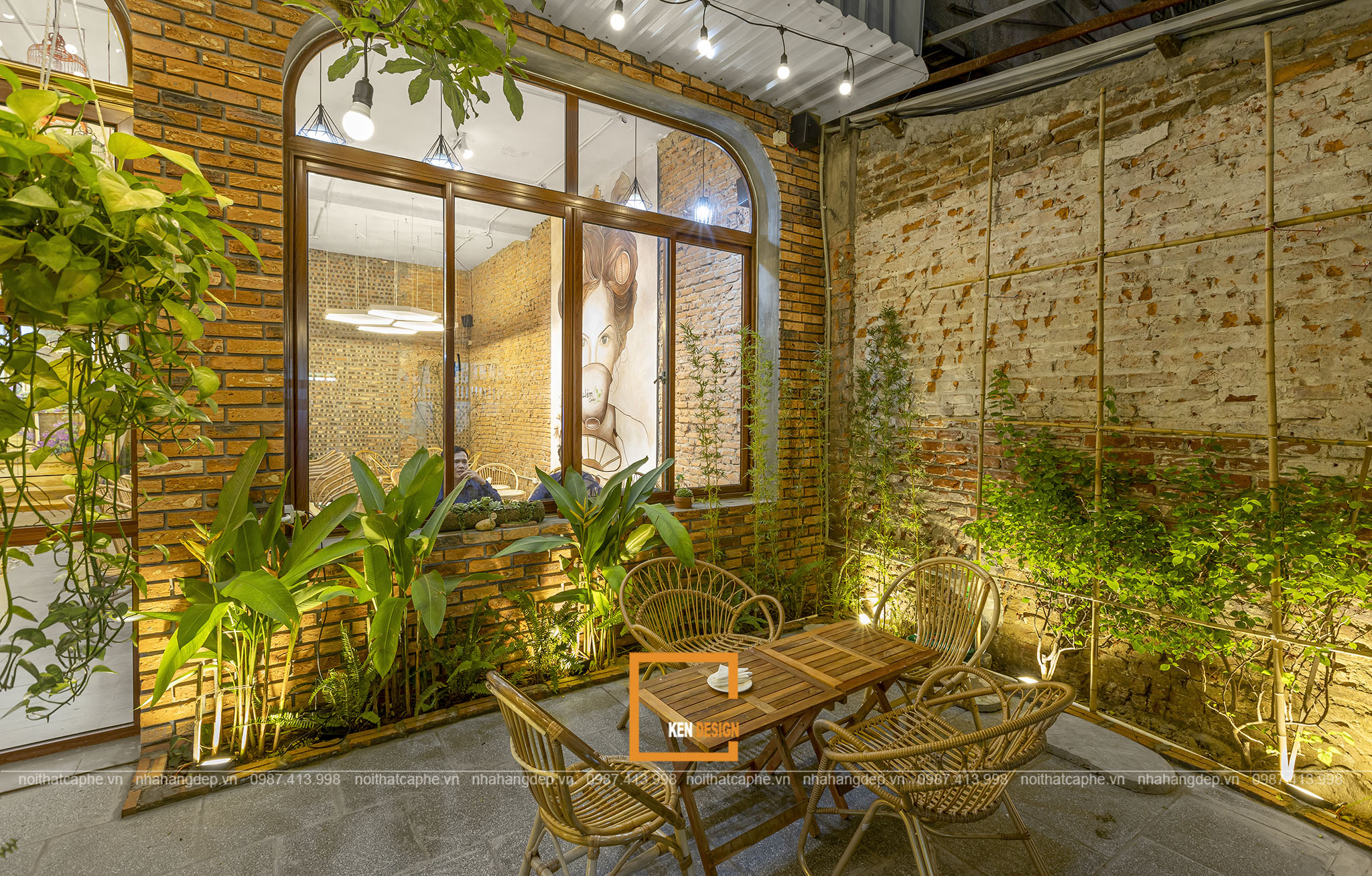 Design of Hem Garden Cafe - An ideal chill spot in the Capital