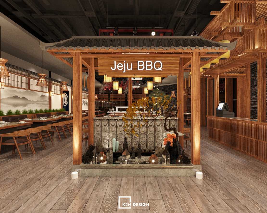 The BBQ restaurant design project