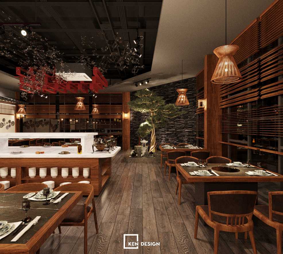 Design the BBQ restaurant 