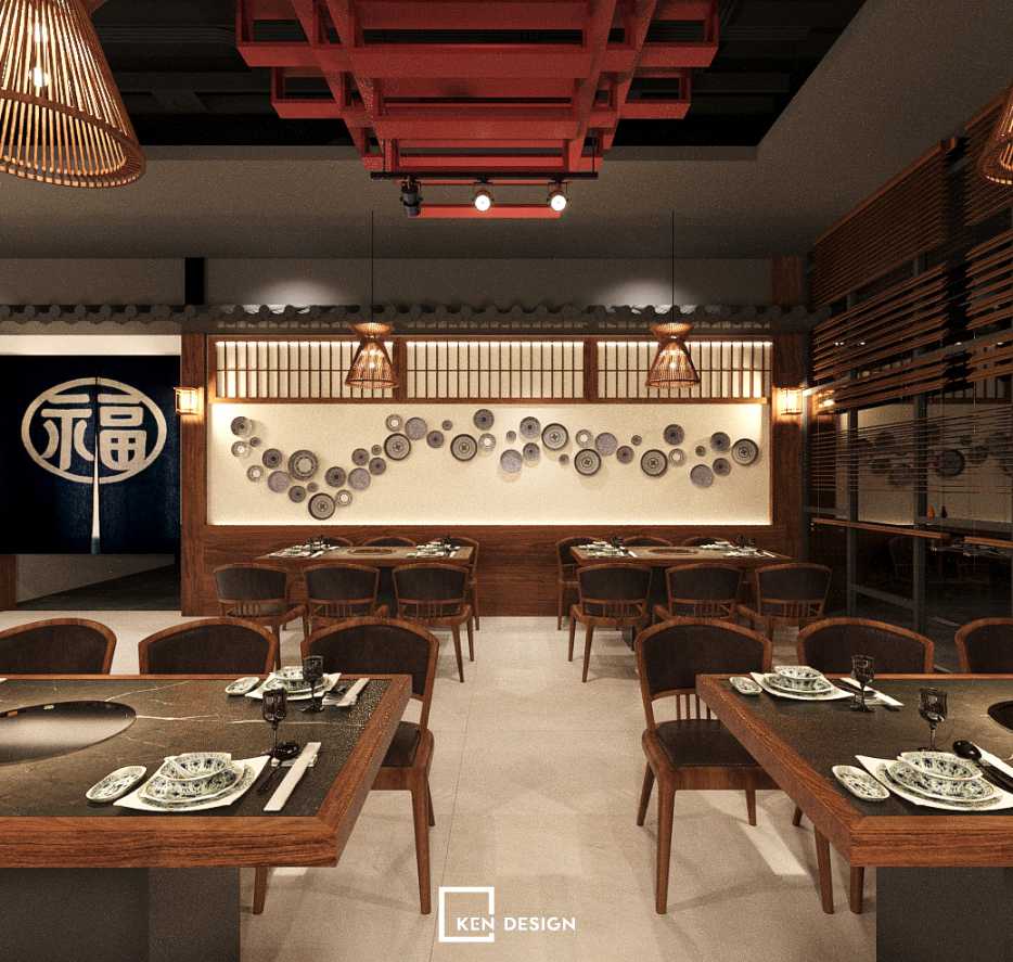 The BBQ restaurant design