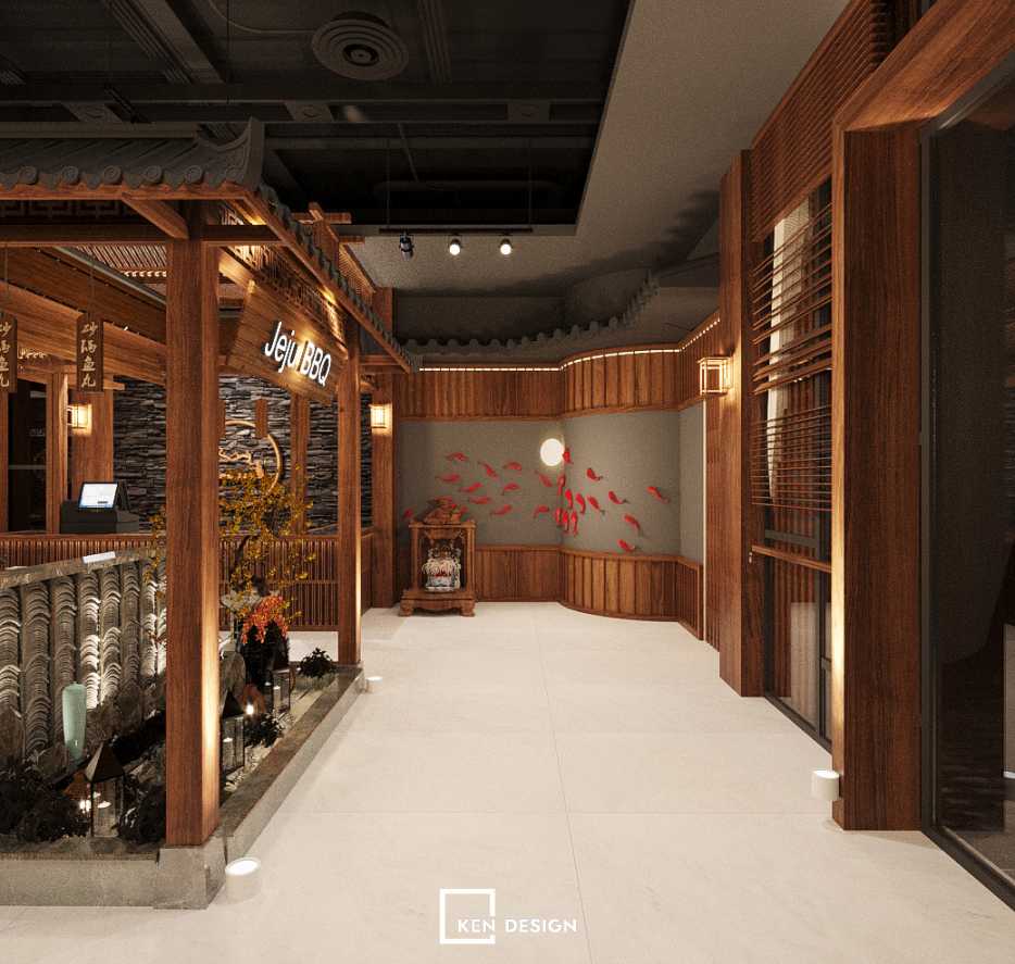 The BBQ restaurant design