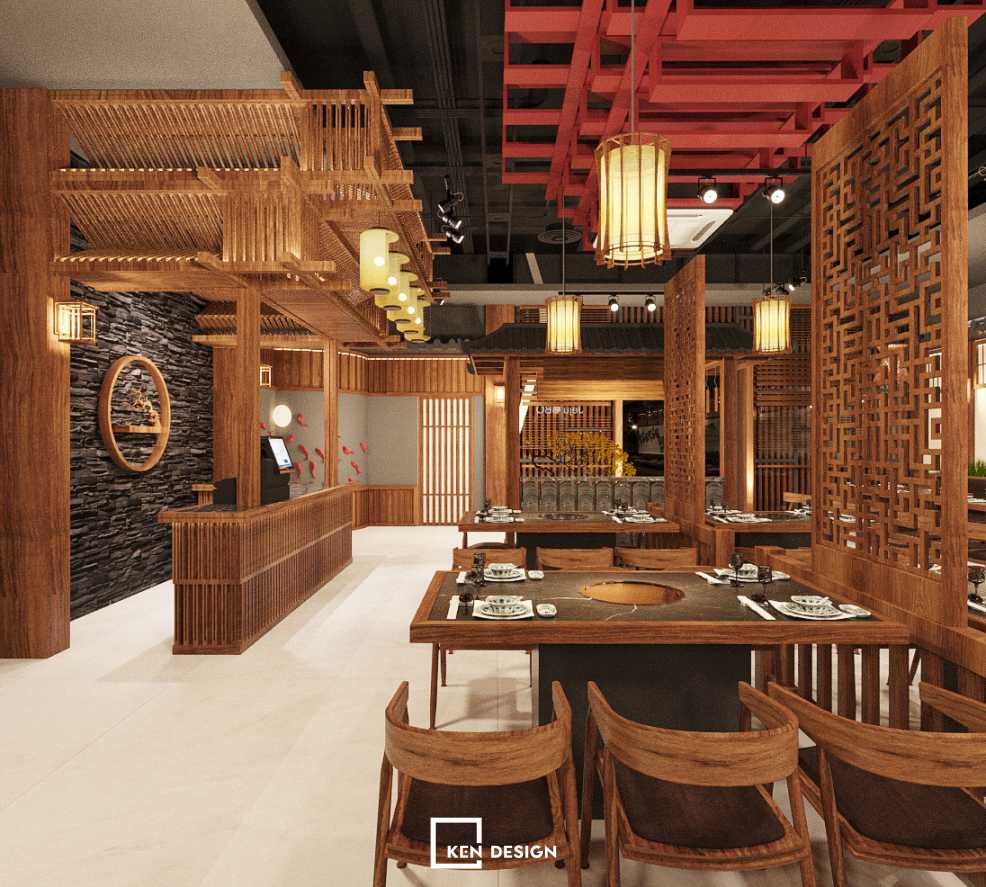 The BBQ restaurant design