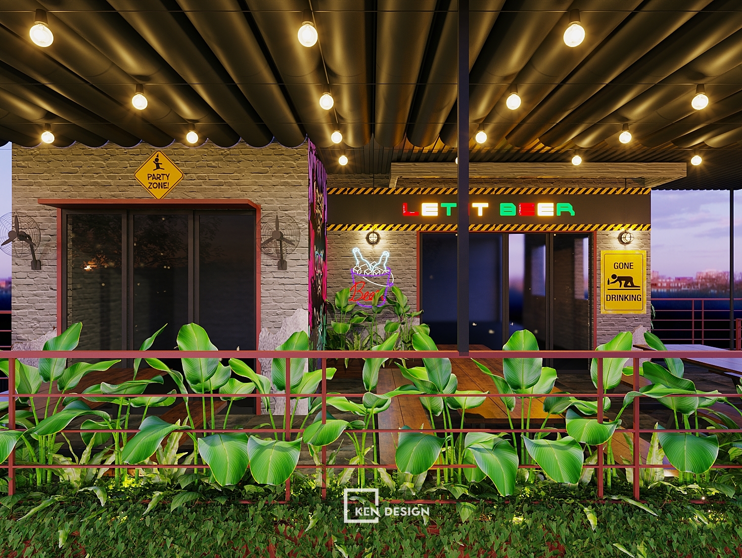 Design of Bia 1900 Restaurant