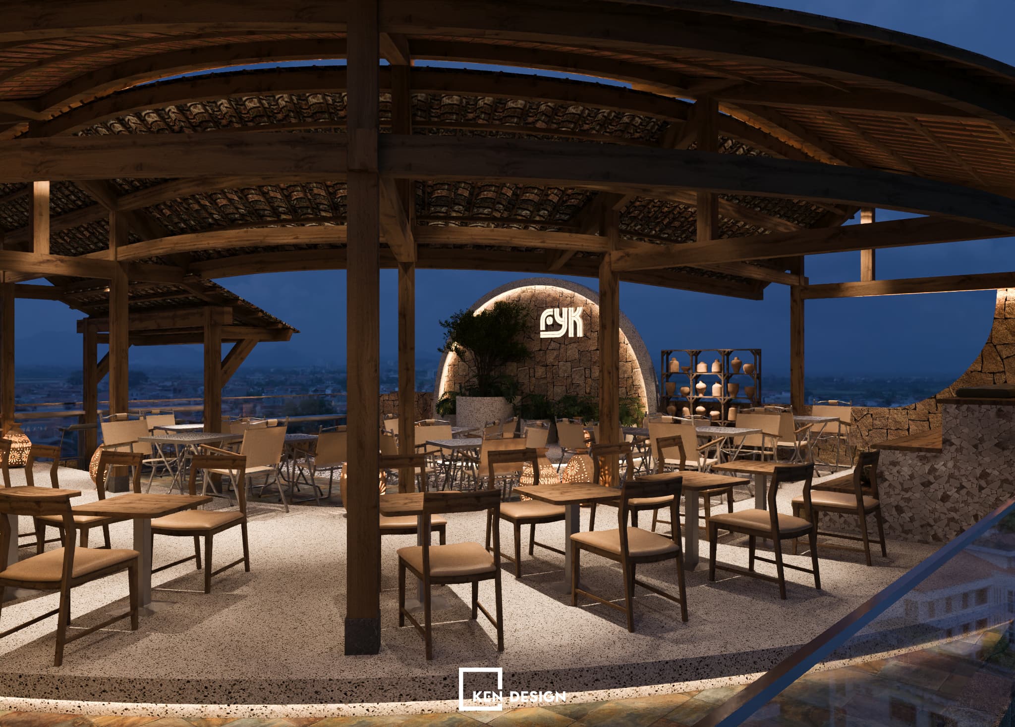 Design of Fu.yn.ka cafe in Phuc Yen, Vietnam