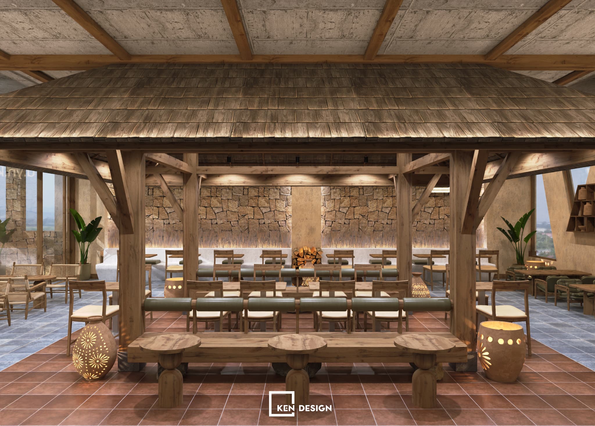 Design of Fu.yn.ka cafe in Phuc Yen, Vietnam