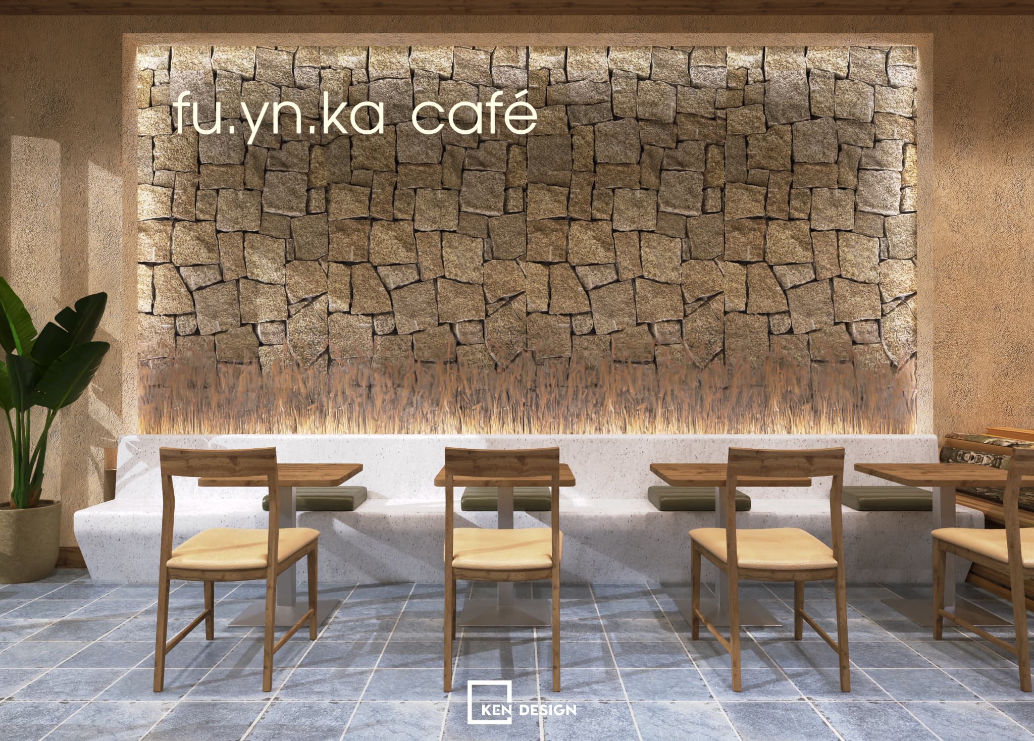 Design of Fu.yn.ka cafe in Phuc Yen, Vietnam