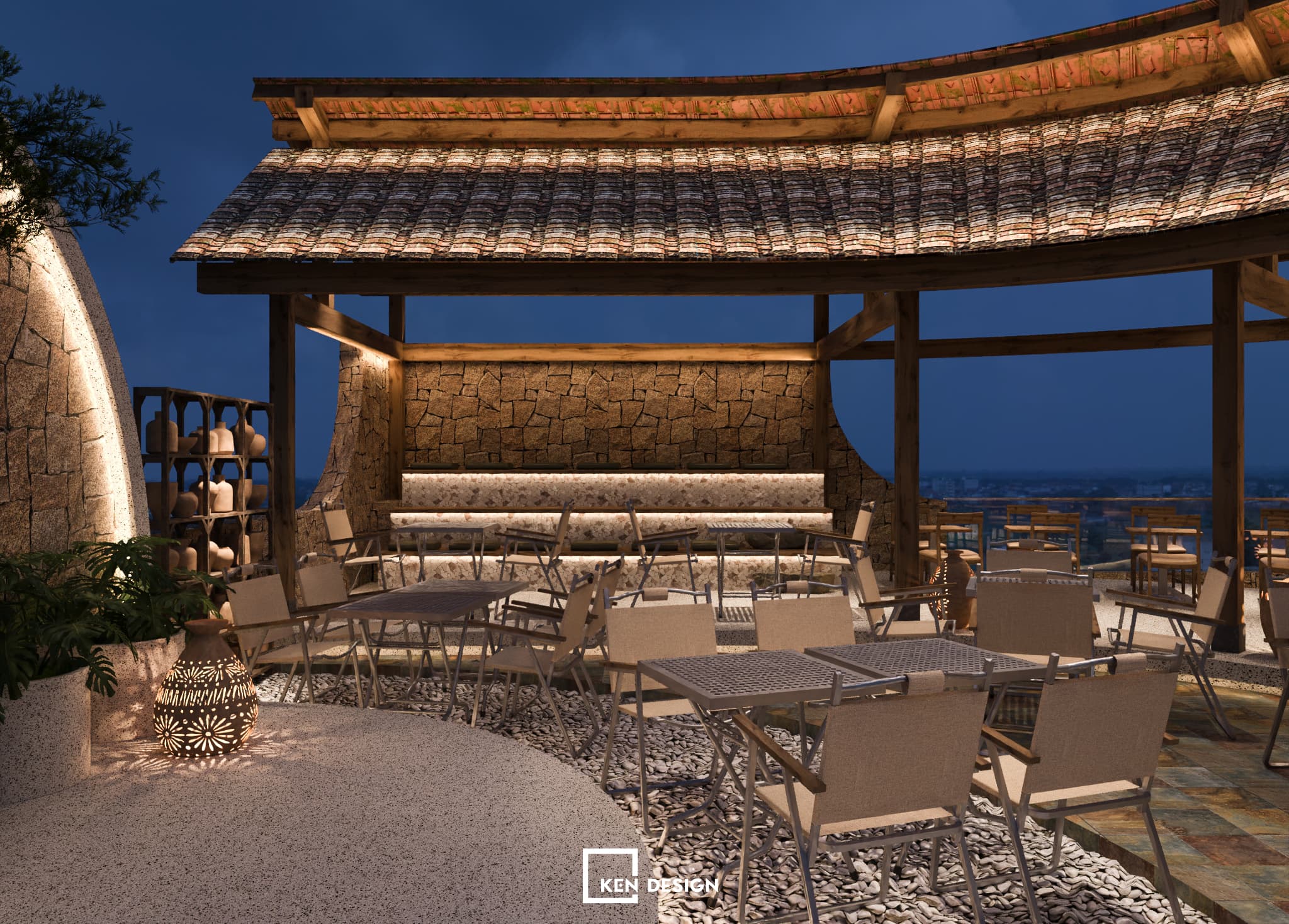 Design of Fu.yn.ka cafe in Phuc Yen, Vietnam