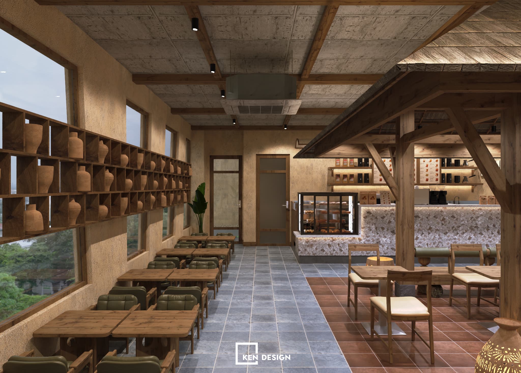 Design of Fu.yn.ka cafe in Phuc Yen, Vietnam