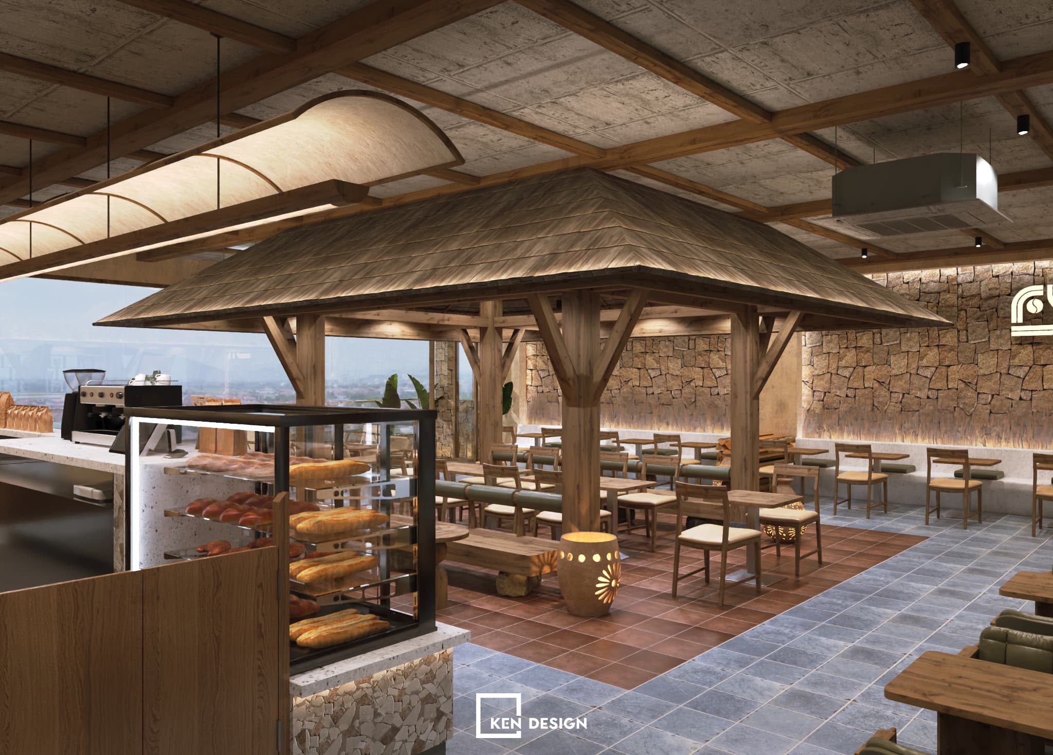 Design of Fu.yn.ka cafe in Phuc Yen, Vietnam