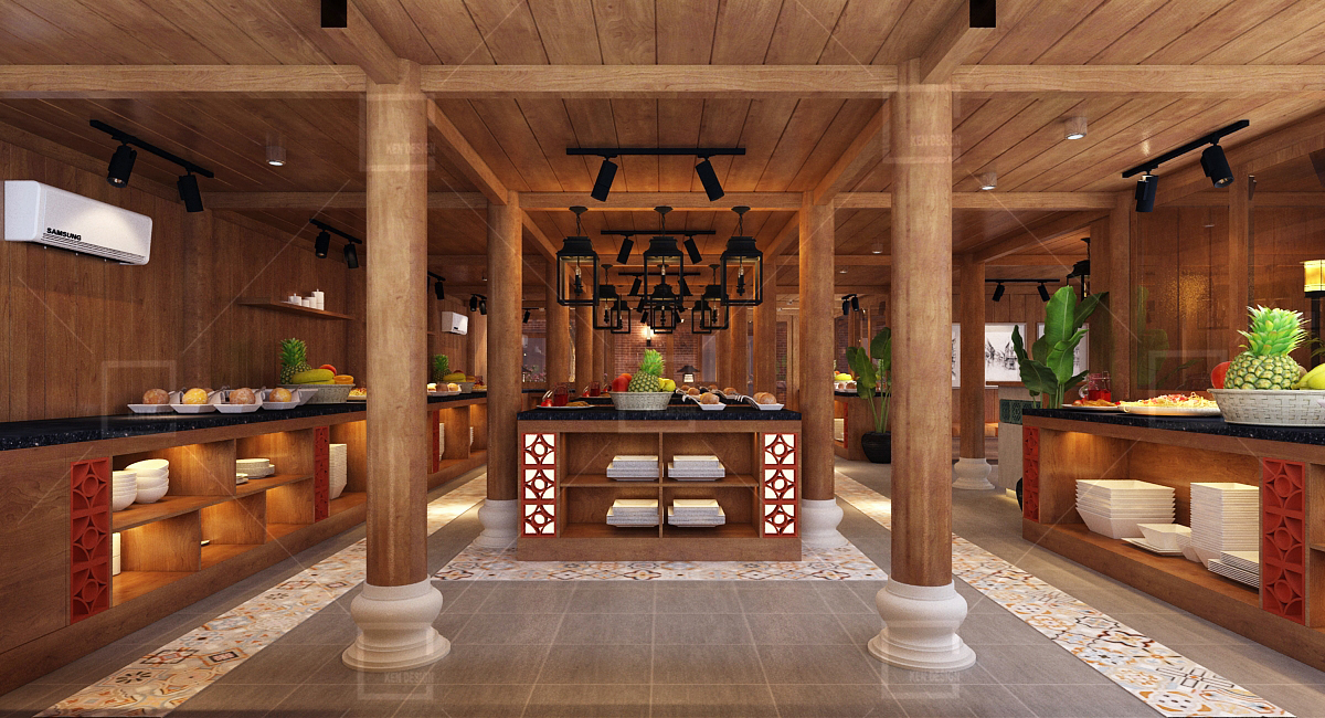  Design of Tay Bac Quan restaurant