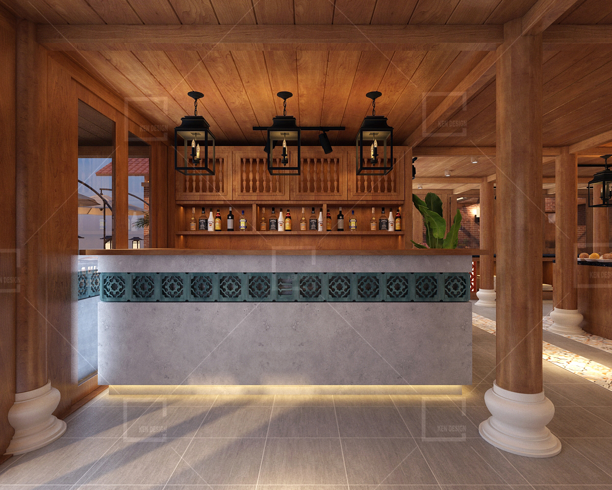  Design of Tay Bac Quan restaurant