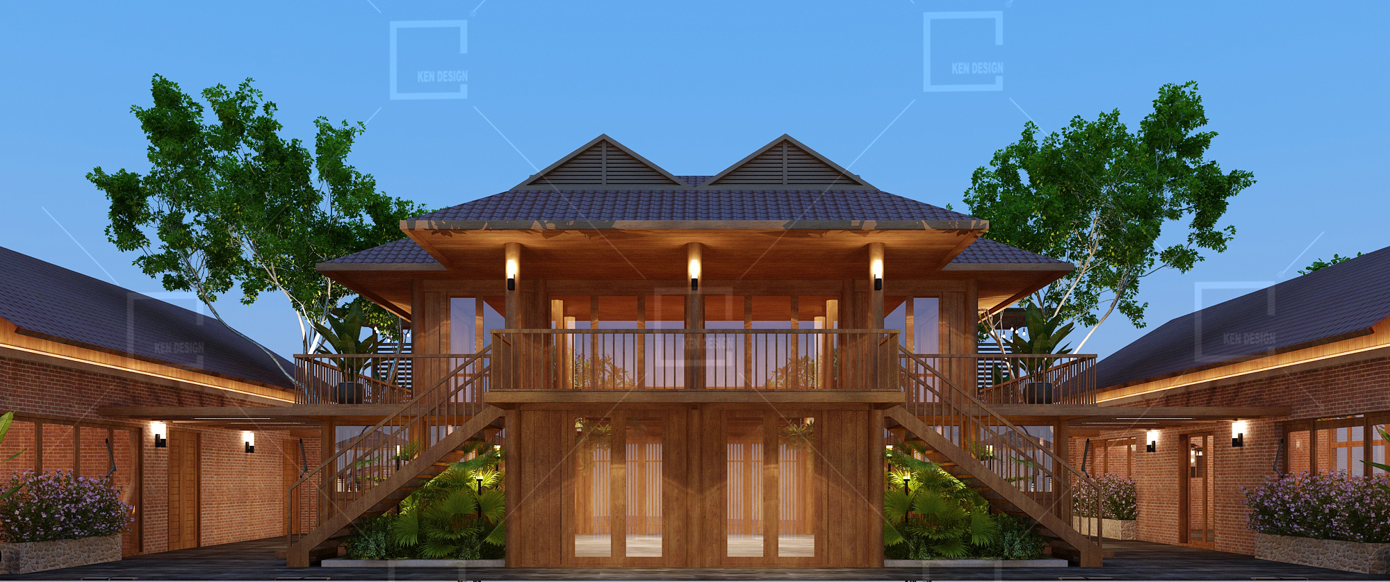  Design of Tay Bac Quan restaurant