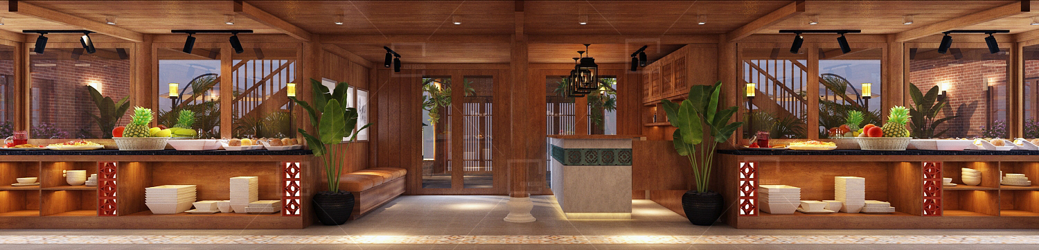  Design of Tay Bac Quan restaurant