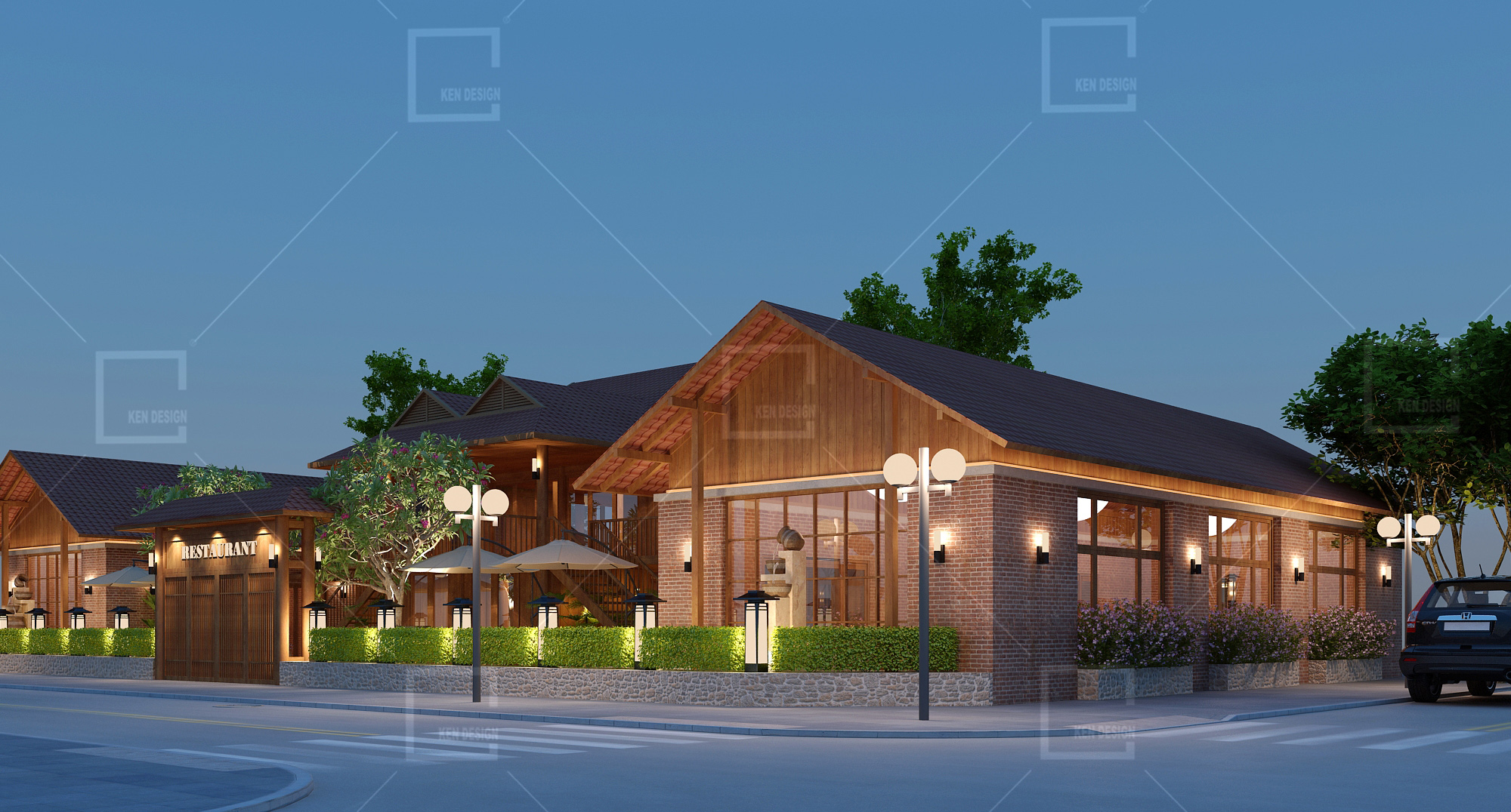 Tay Bac Quan restaurant design