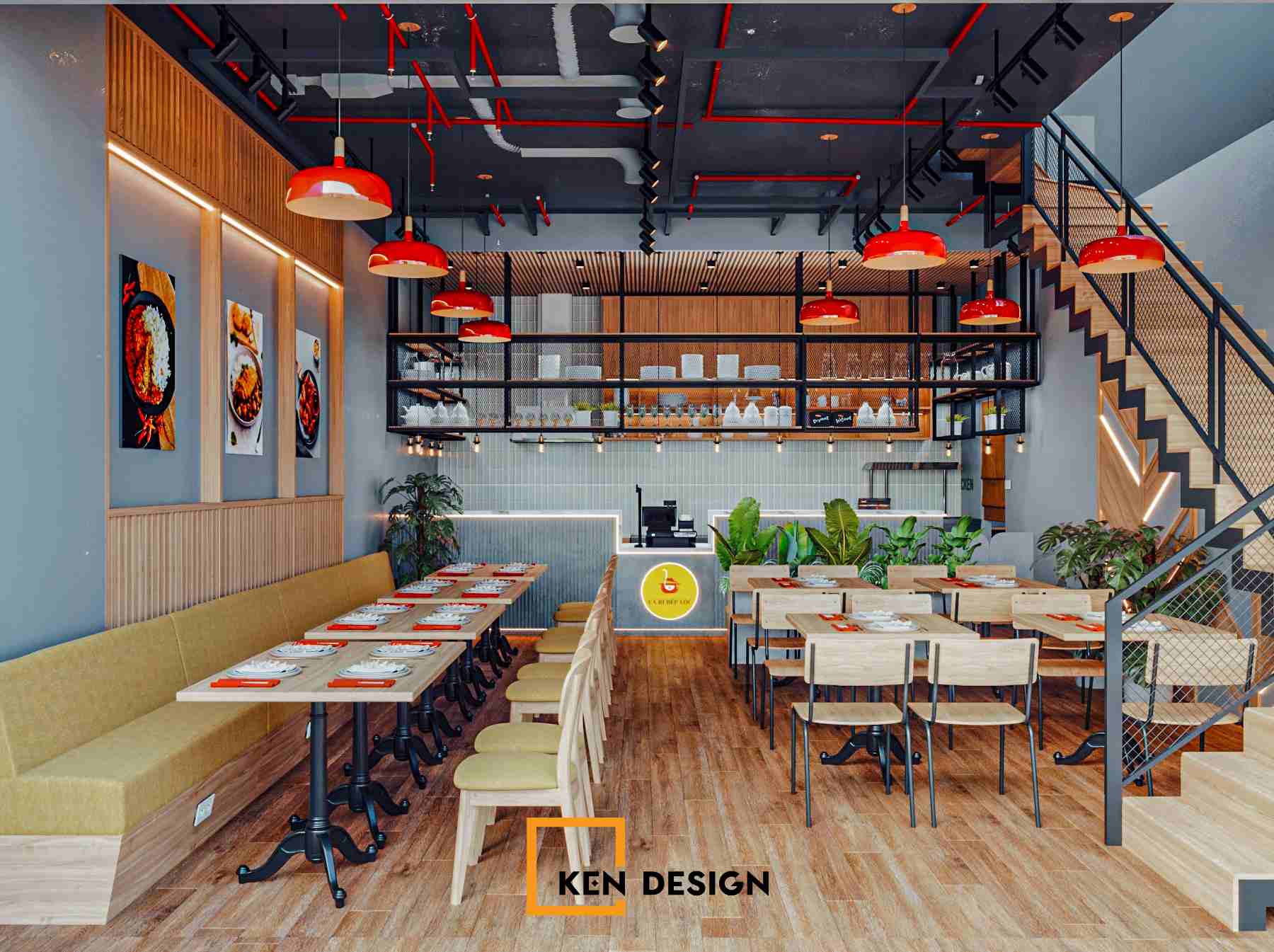 Designing a cozy and intimate Lộc Curry kitchen