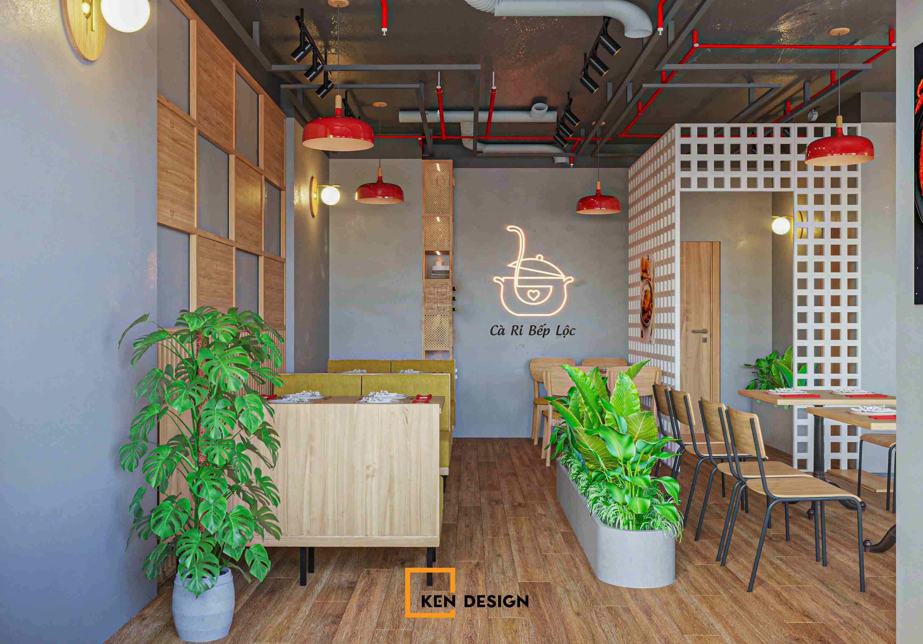 Designing a cozy and intimate Lộc Curry kitchen