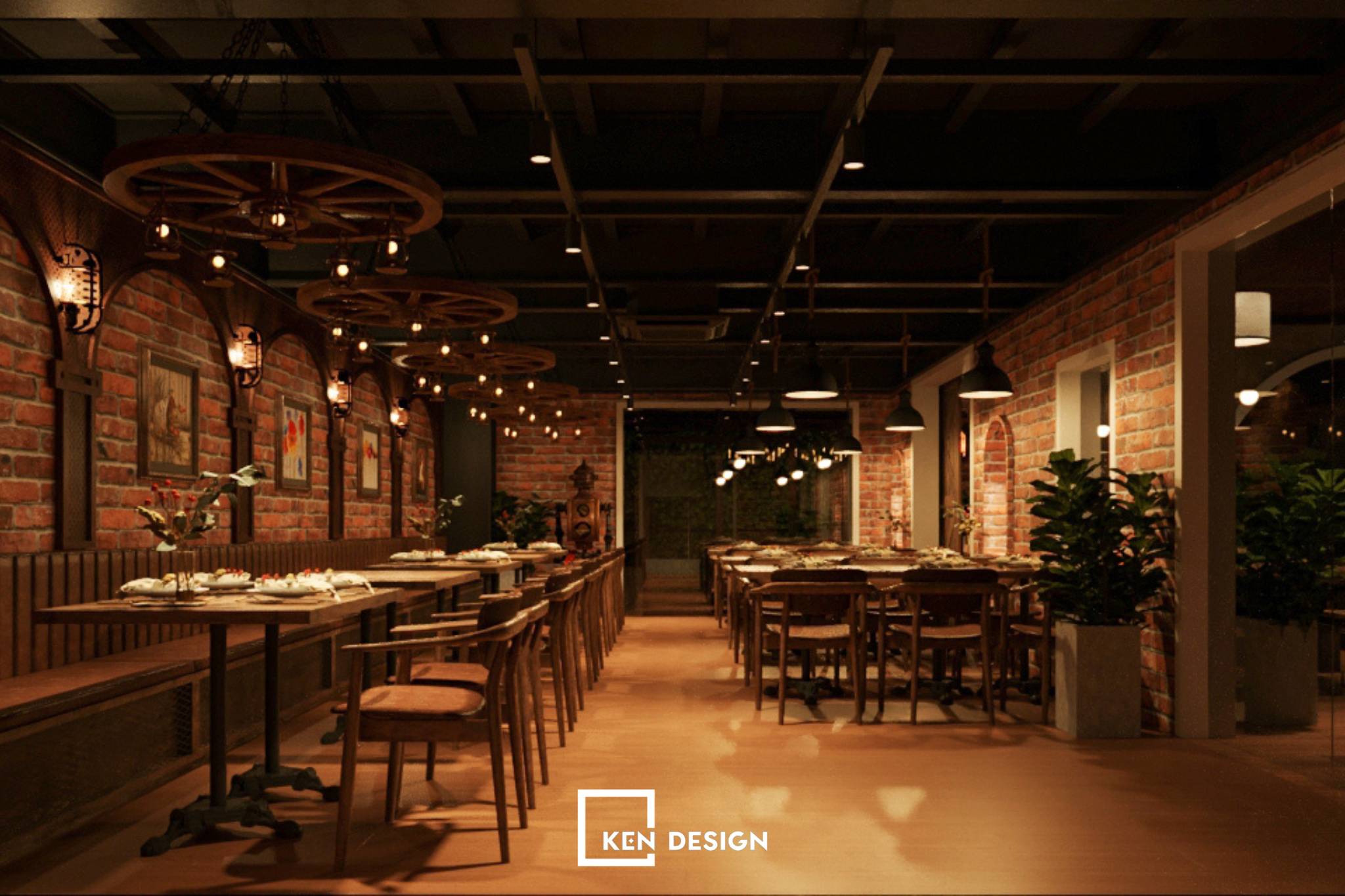 The Lá Mới Vegetarian Restaurant Design