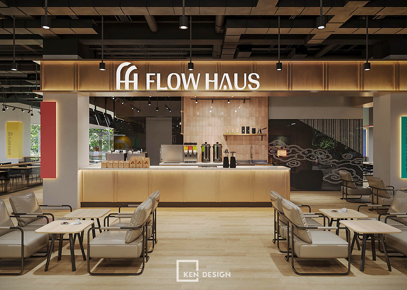 The Flow Haus Coworking Cafe Design at Ha Noi