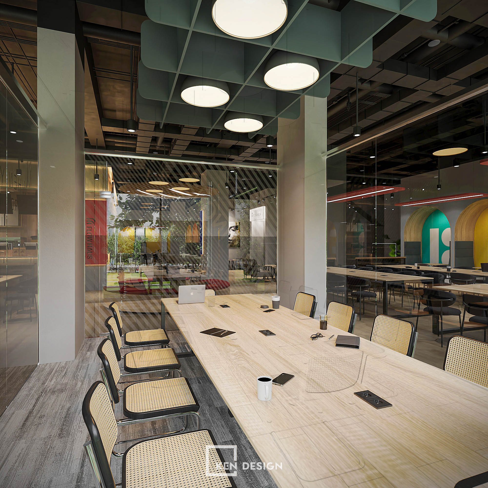 The Flow Haus Coworking Cafe Design at Ha Noi