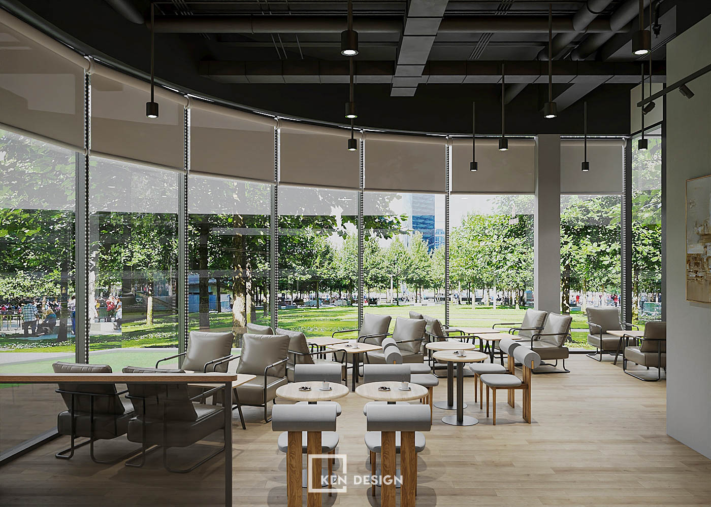 The Flow Haus Coworking Cafe Design at Ha Noi