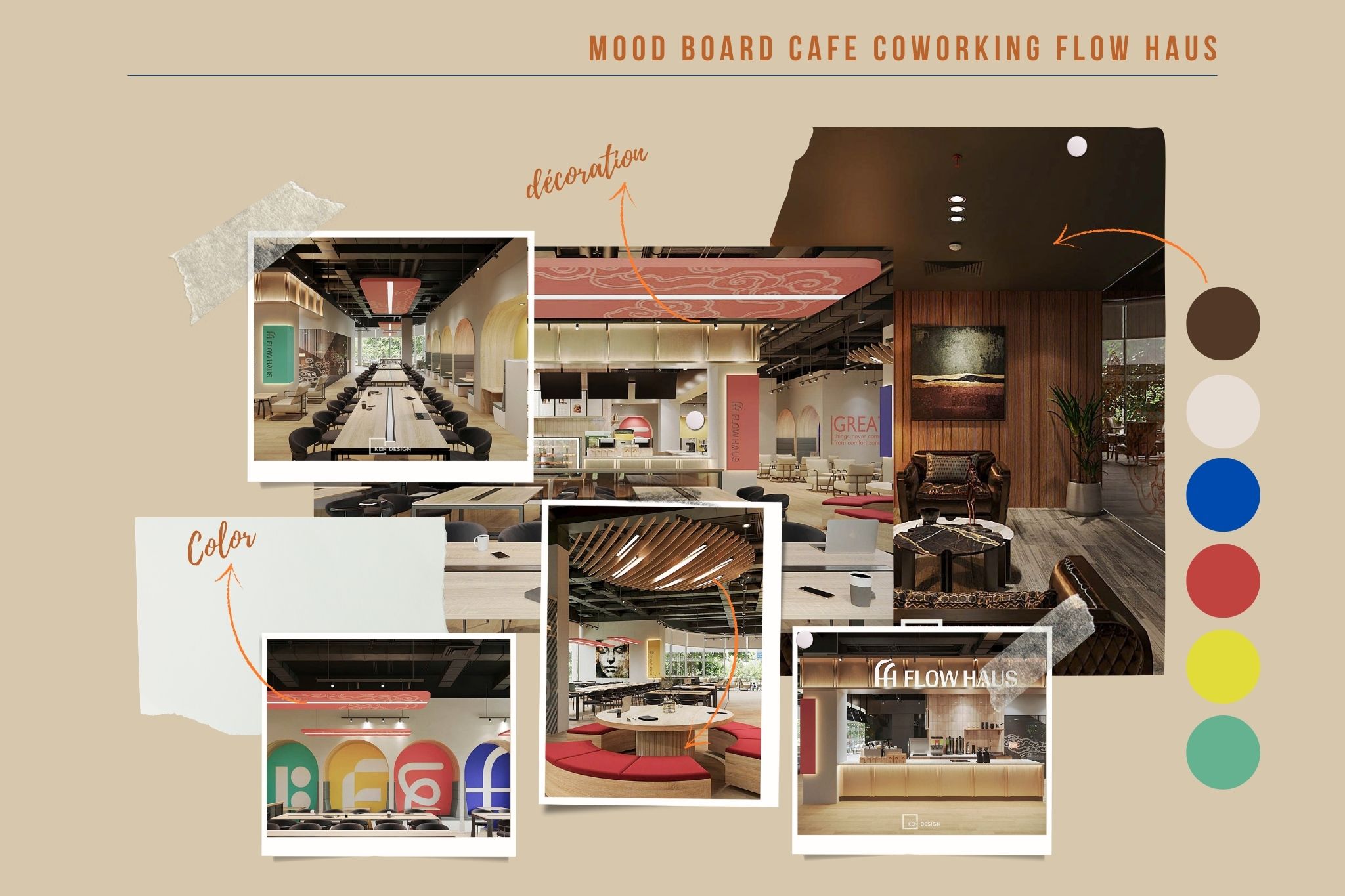 The Flow Haus Coworking Cafe Design at Ha Noi