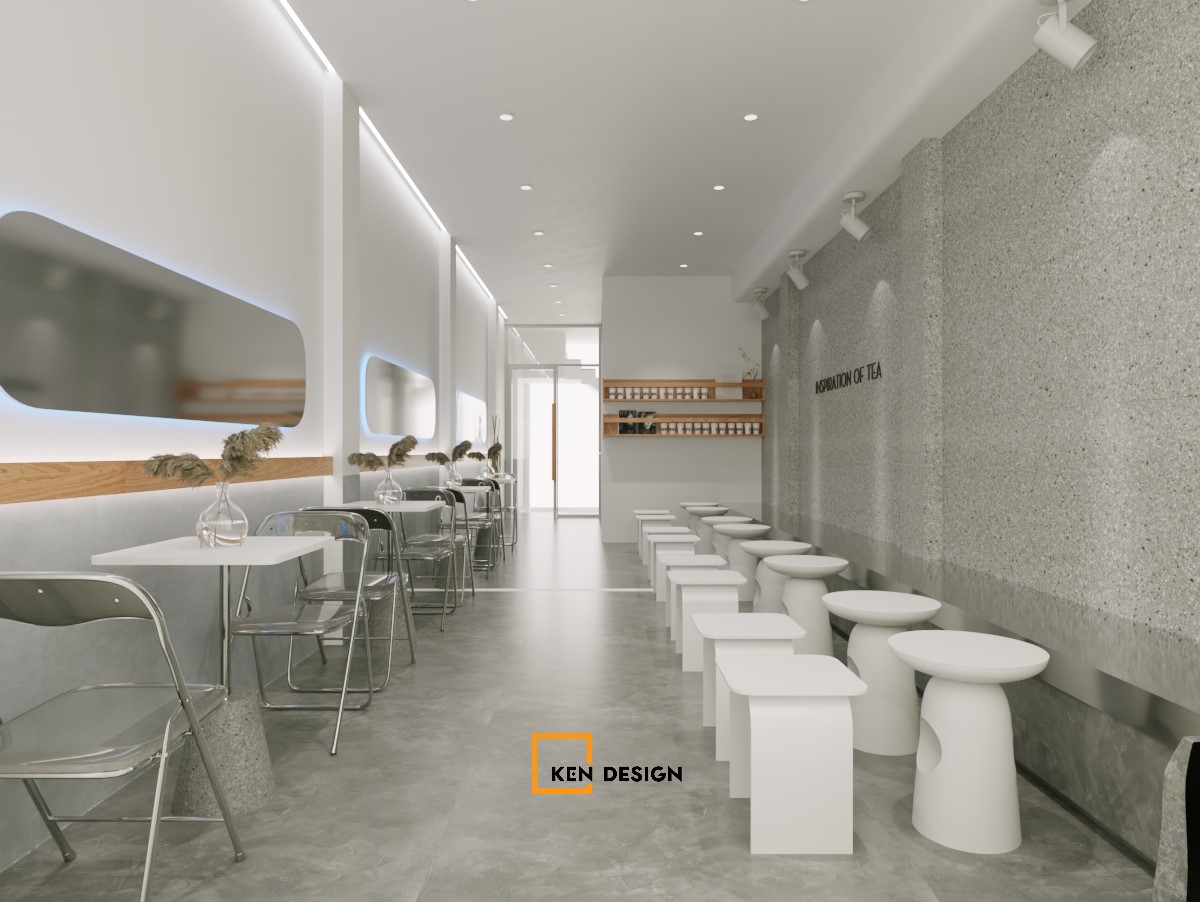 Jackie Lam's milk tea shop design