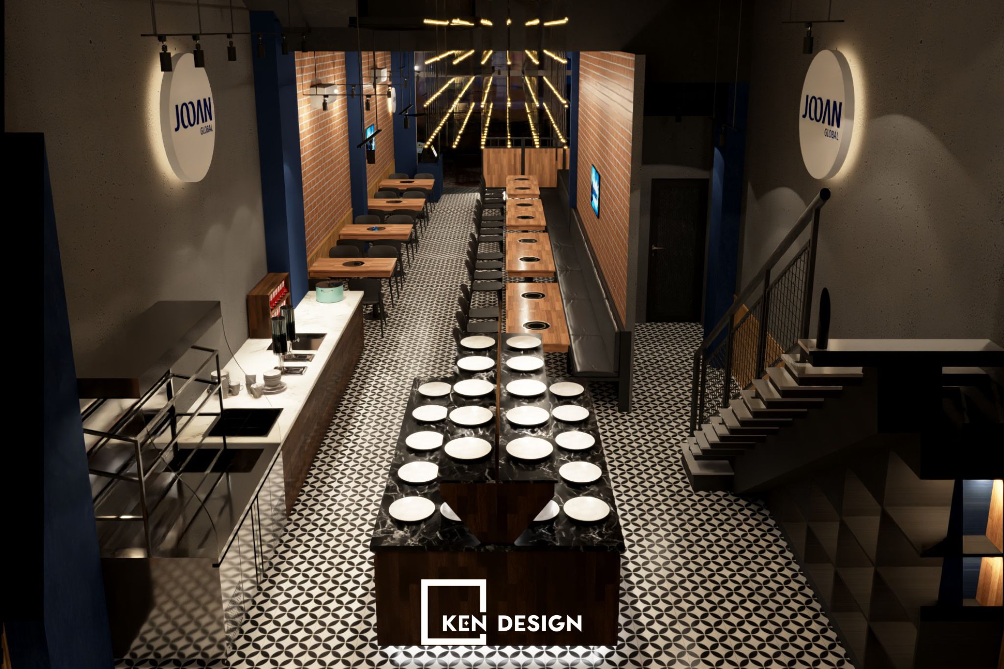 Matjoy Korean Restaurant Design