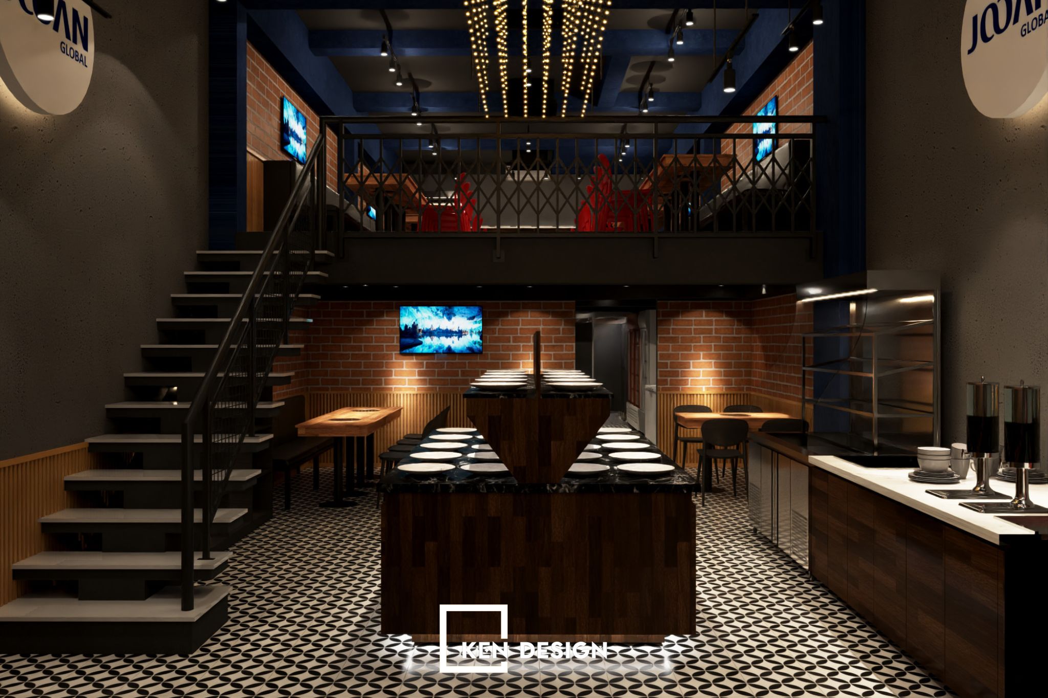 Matjoy Korean Restaurant Design