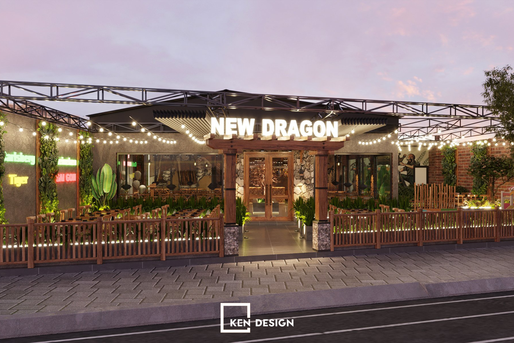 Nghe An seafood restaurant design