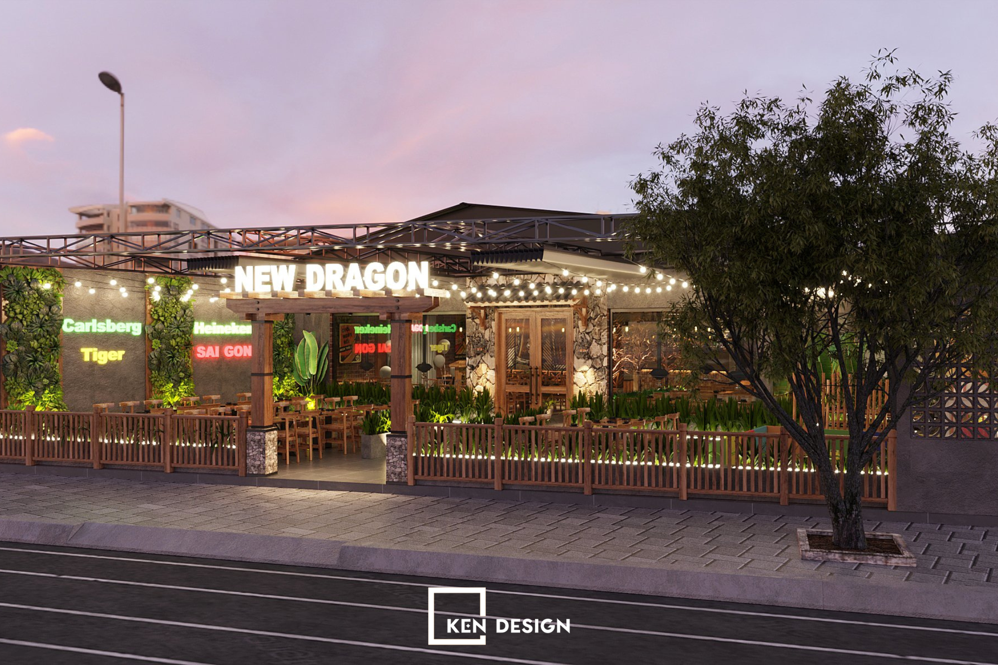 Nghe An seafood restaurant design
