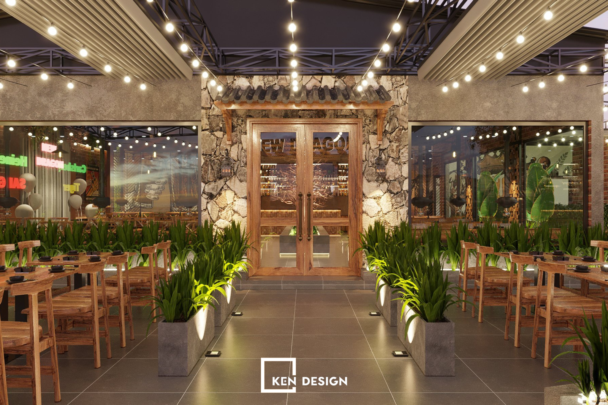 Nghe An seafood restaurant design