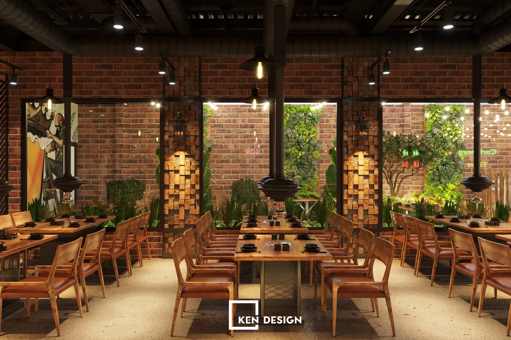 Nghe An seafood restaurant design