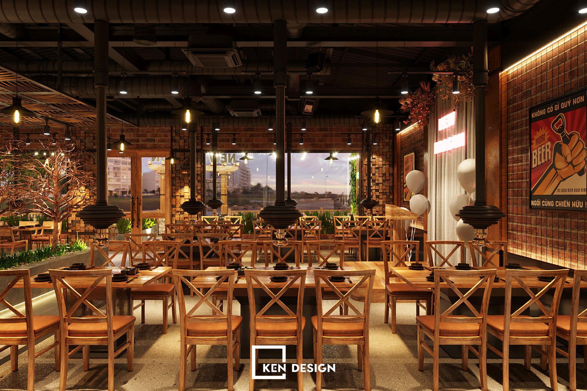 Nghe An seafood restaurant design
