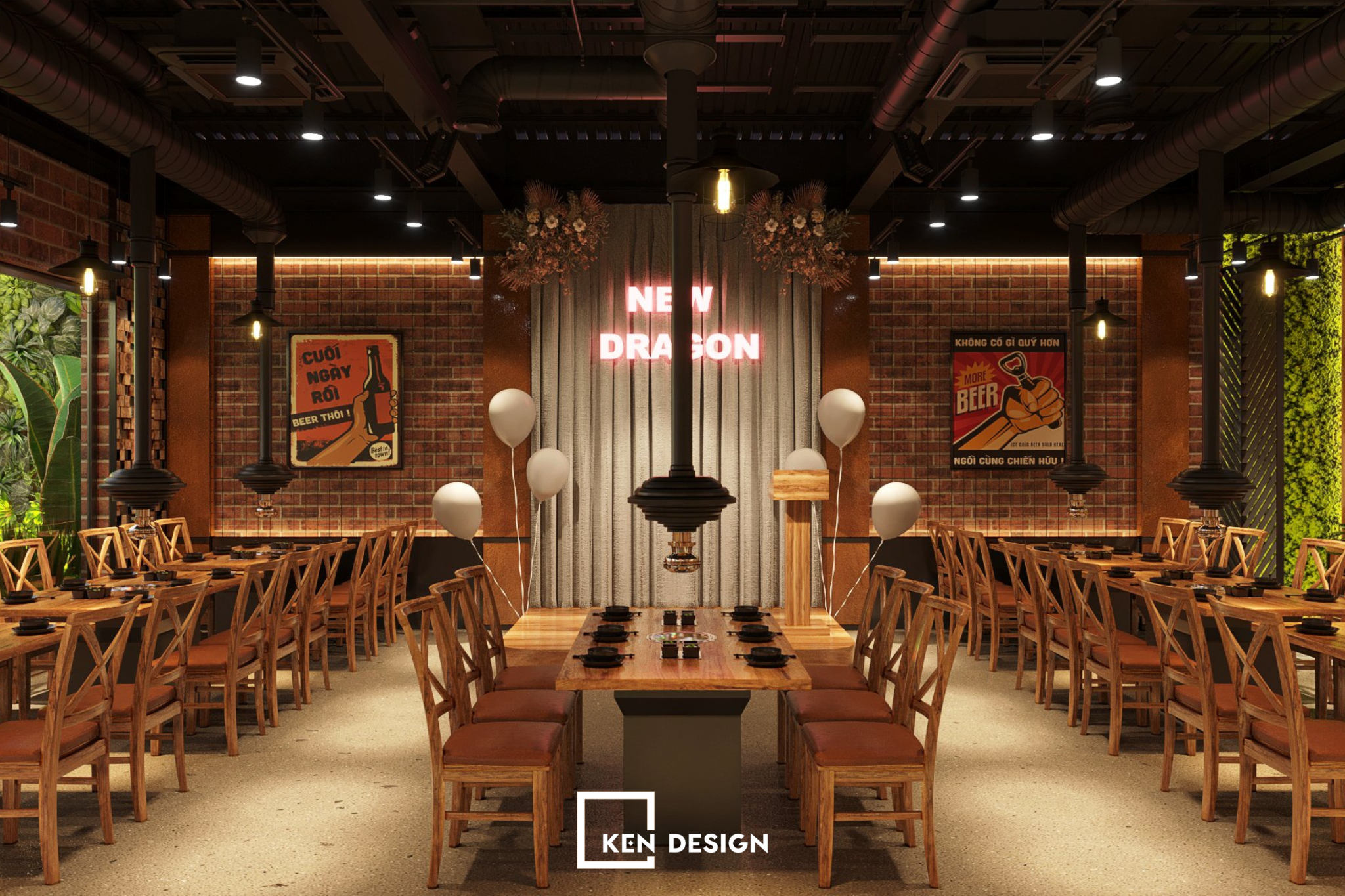 Nghe An seafood restaurant design