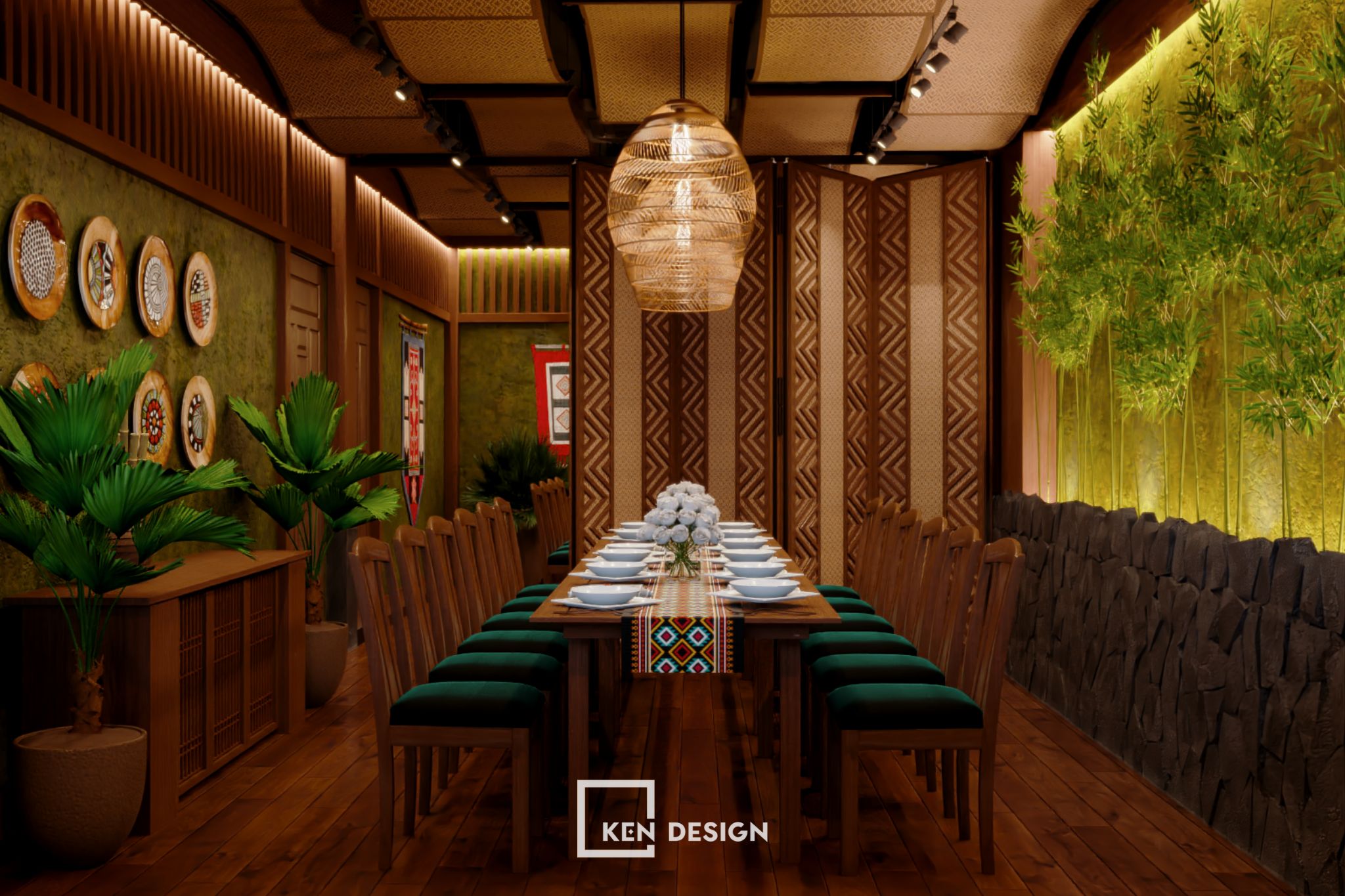 The Design of Hai Dang Restaurant