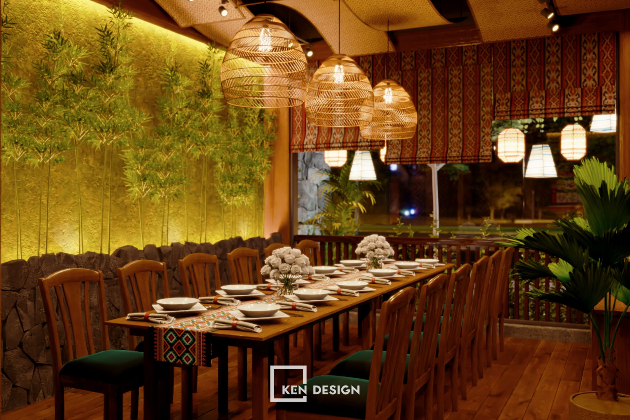 The Design of Hai Dang Restaurant