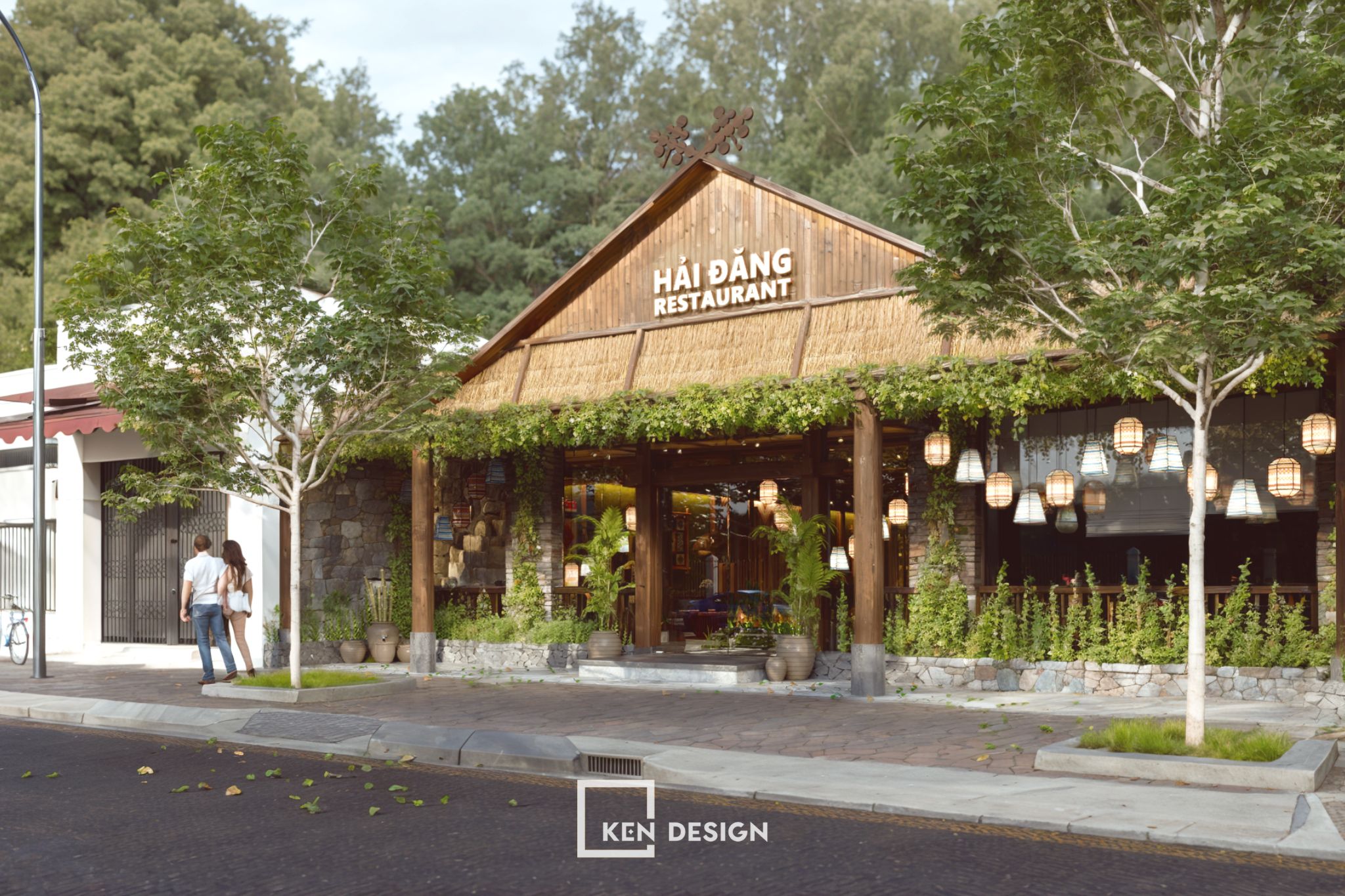 The Design of Hai Dang RestaurantThe Design of Hai Dang Restaurant